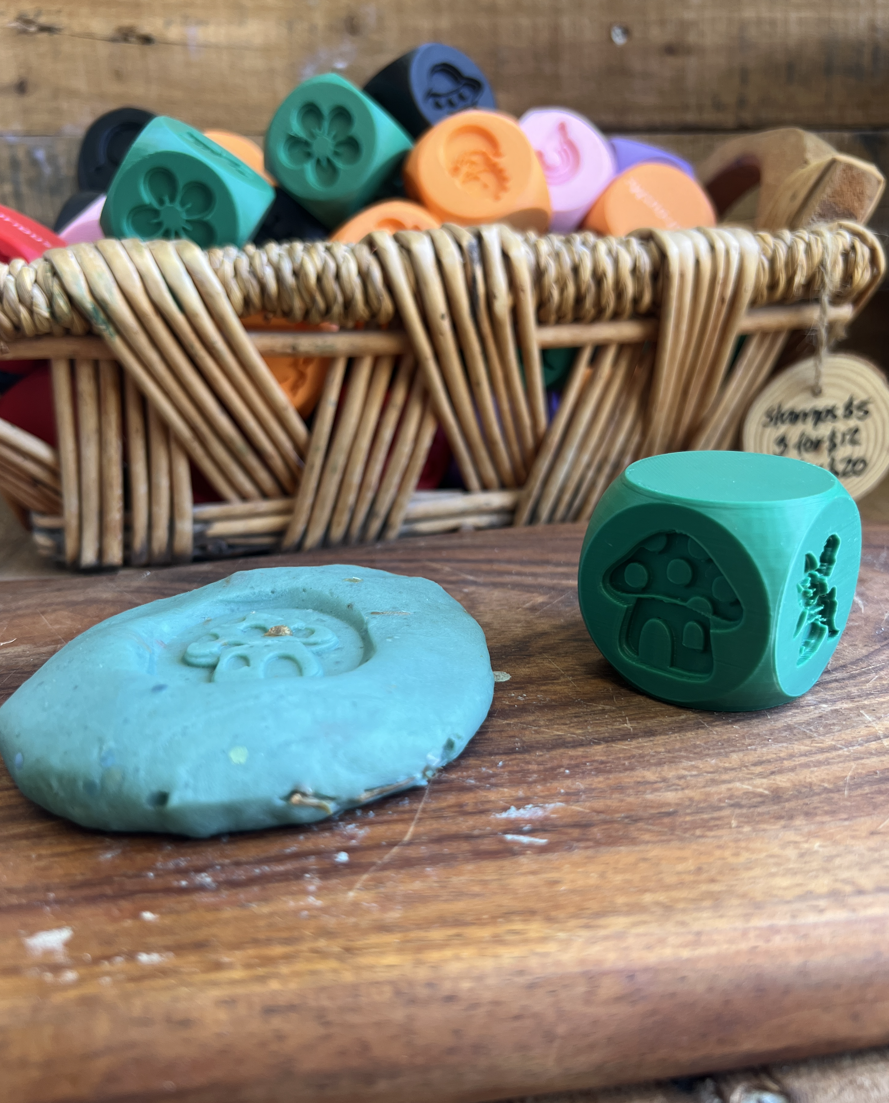 Fairy Curious Cube – 4-Sided Dough Stamp