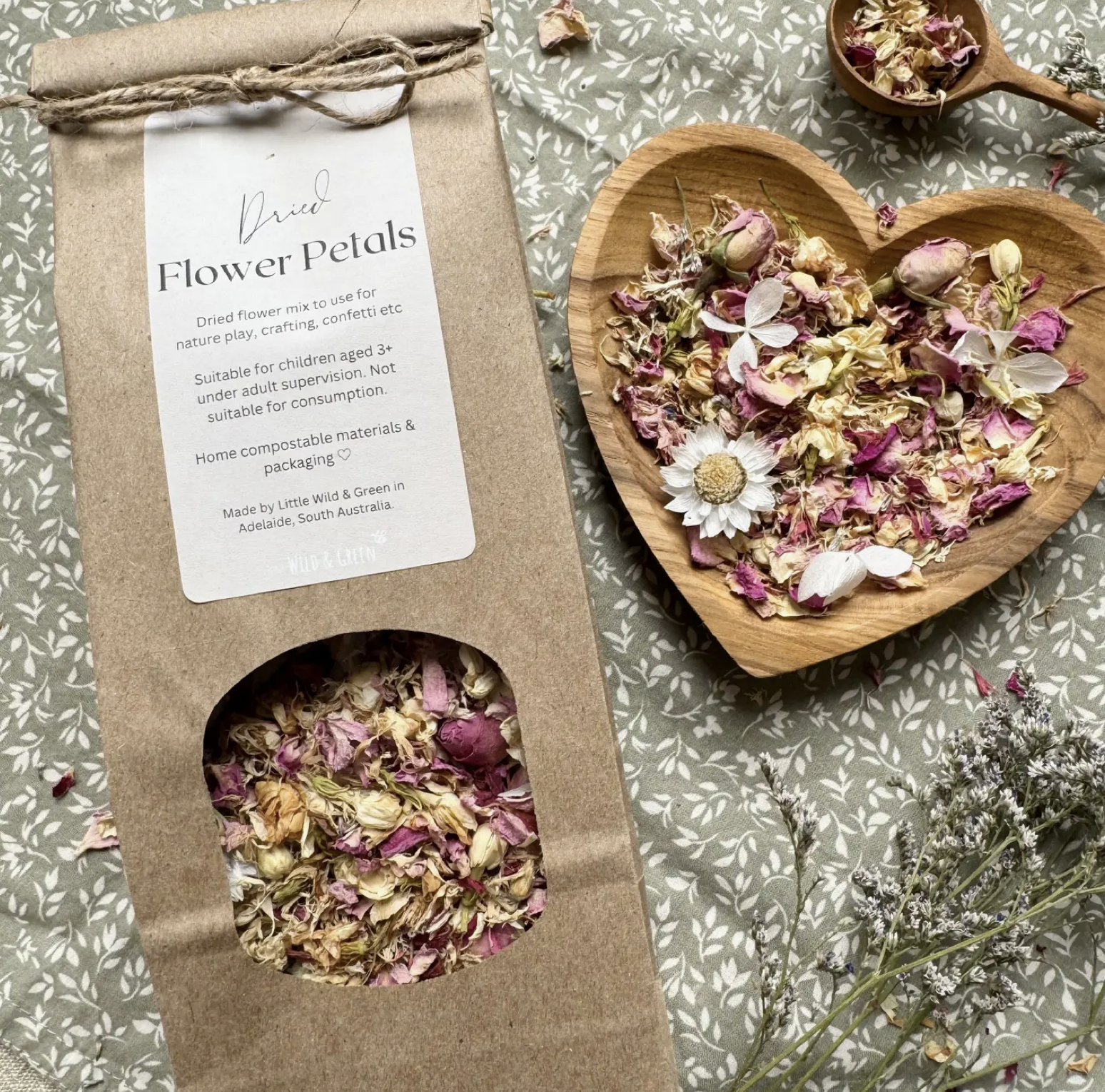 Dried Strawflowers (Pack of 12)