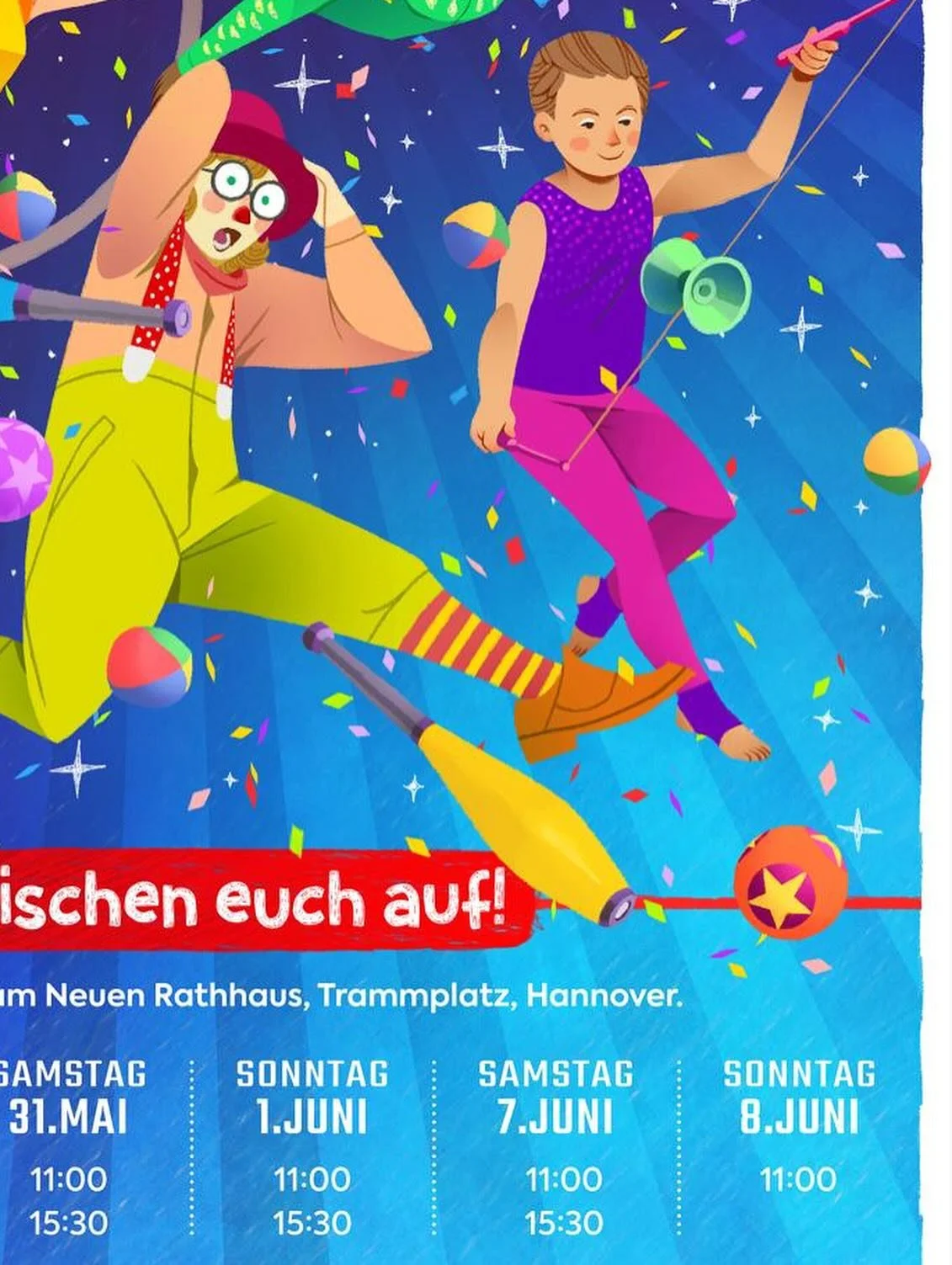 Noch bis Sonntag am Neuen Rathaus 🎪 www.kinderzirkus-giovanni.de #kidsinhannover #hannoverkids #kinderzirkusgiovanni