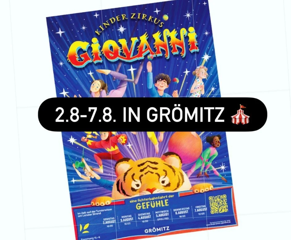 Tickets hier ➡️ www.kinderzirkus-giovanni.de