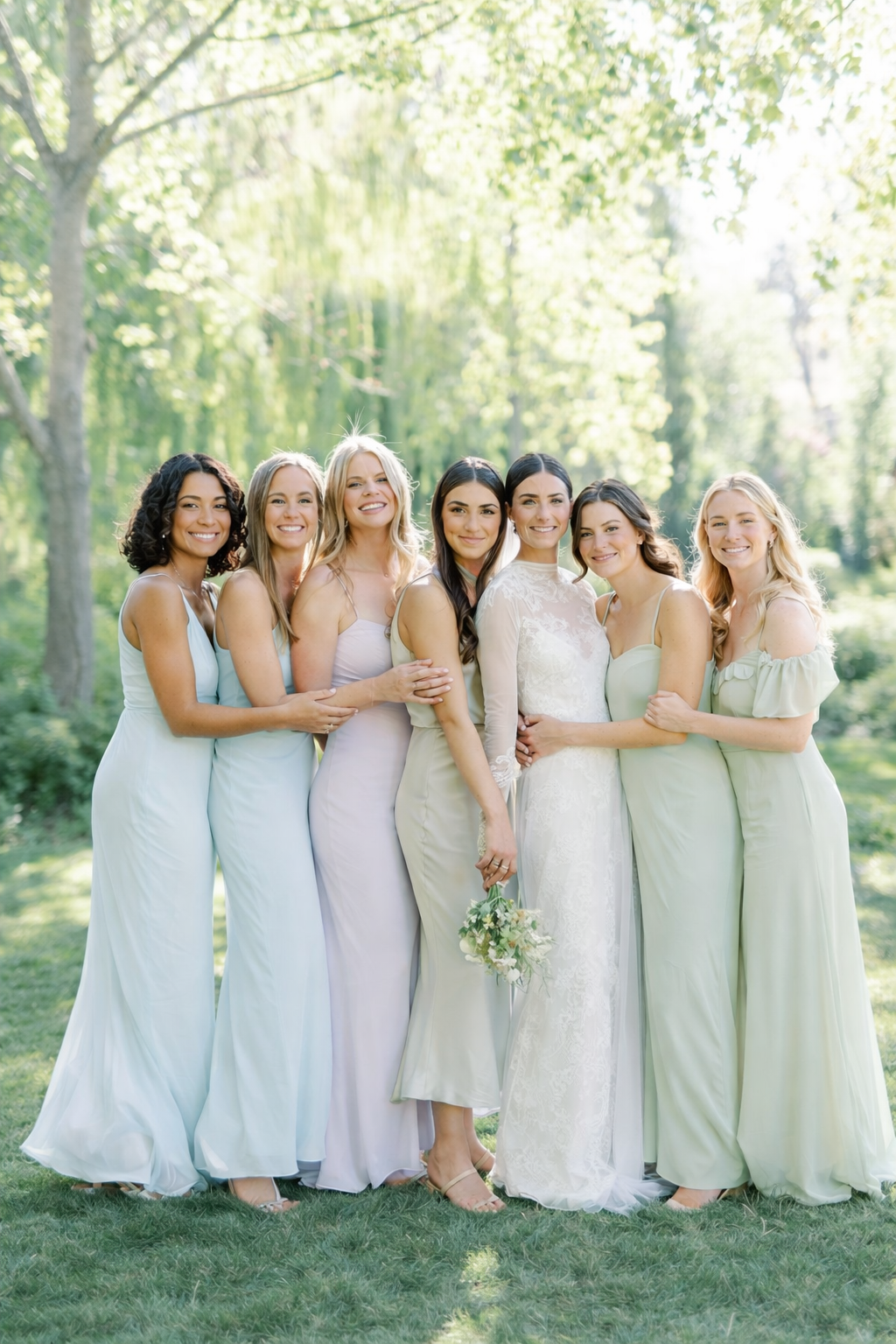 Wedding guests enjoying cocktails during an outdoor destination wedding in Provence, France