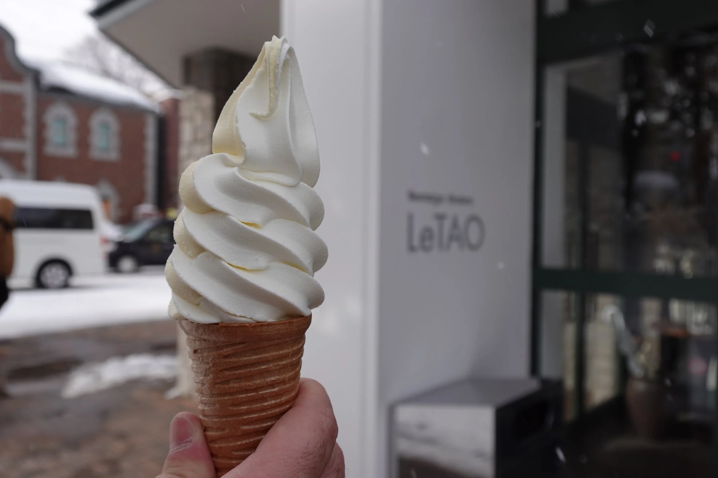 letao ice cream at otaru