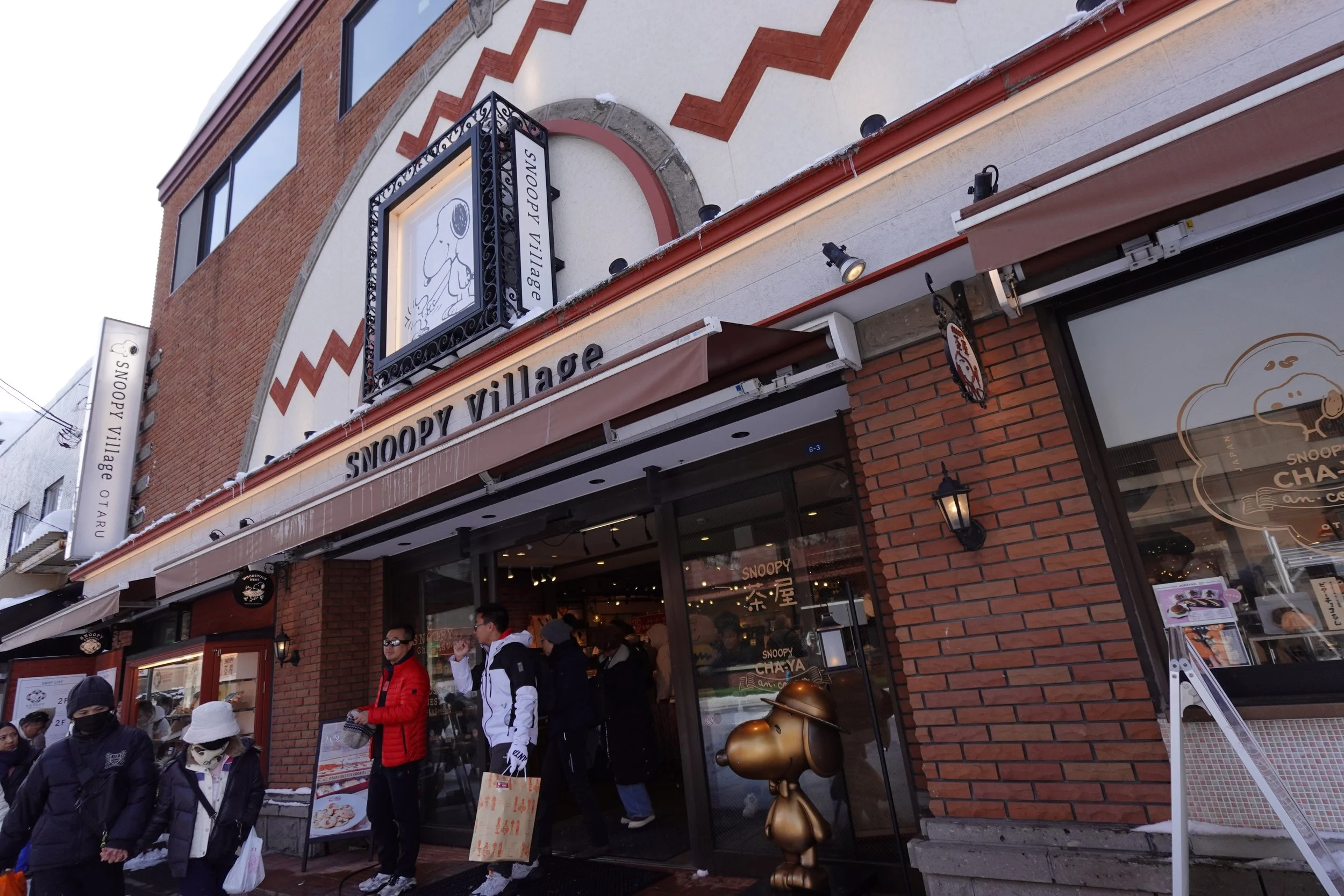 snoopy store at Sakaimachi Hondori Street