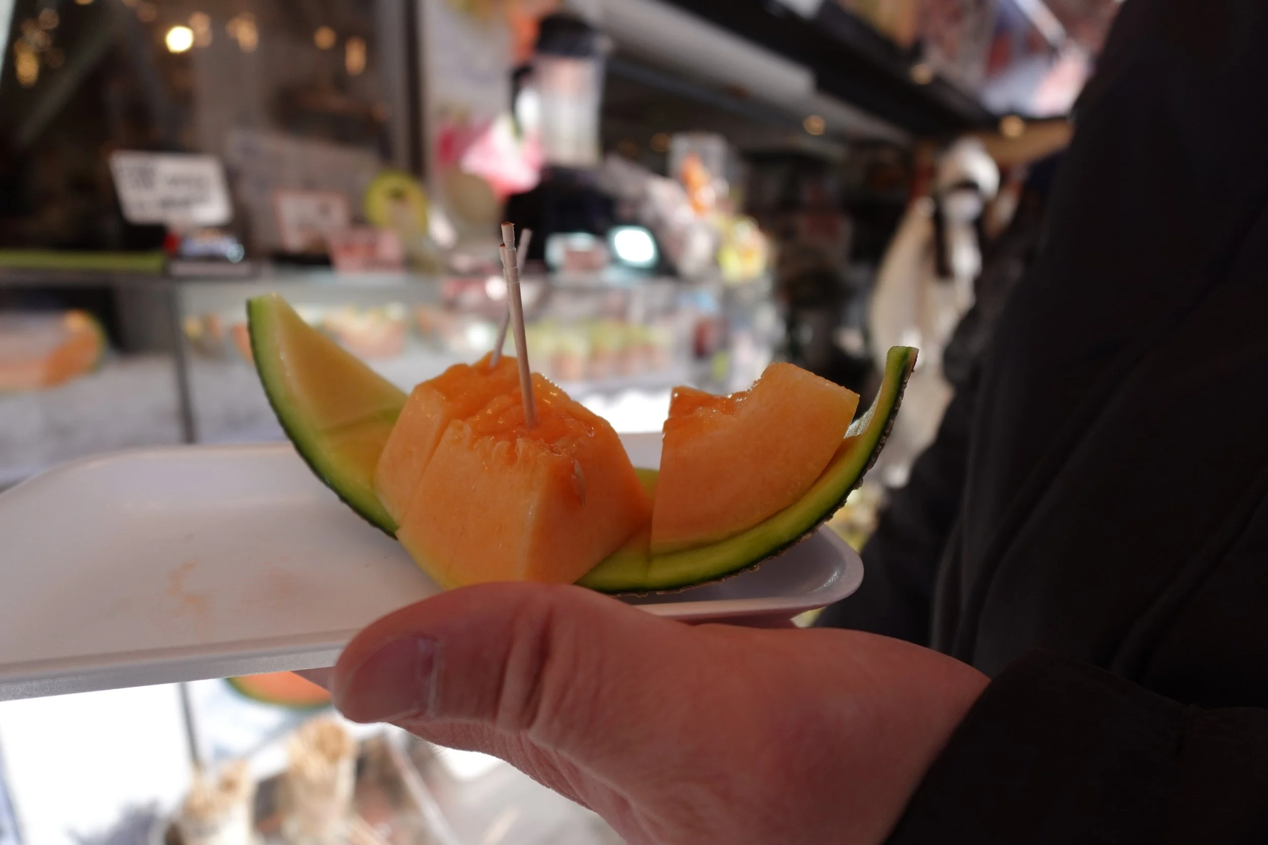 slice of melon at otaru