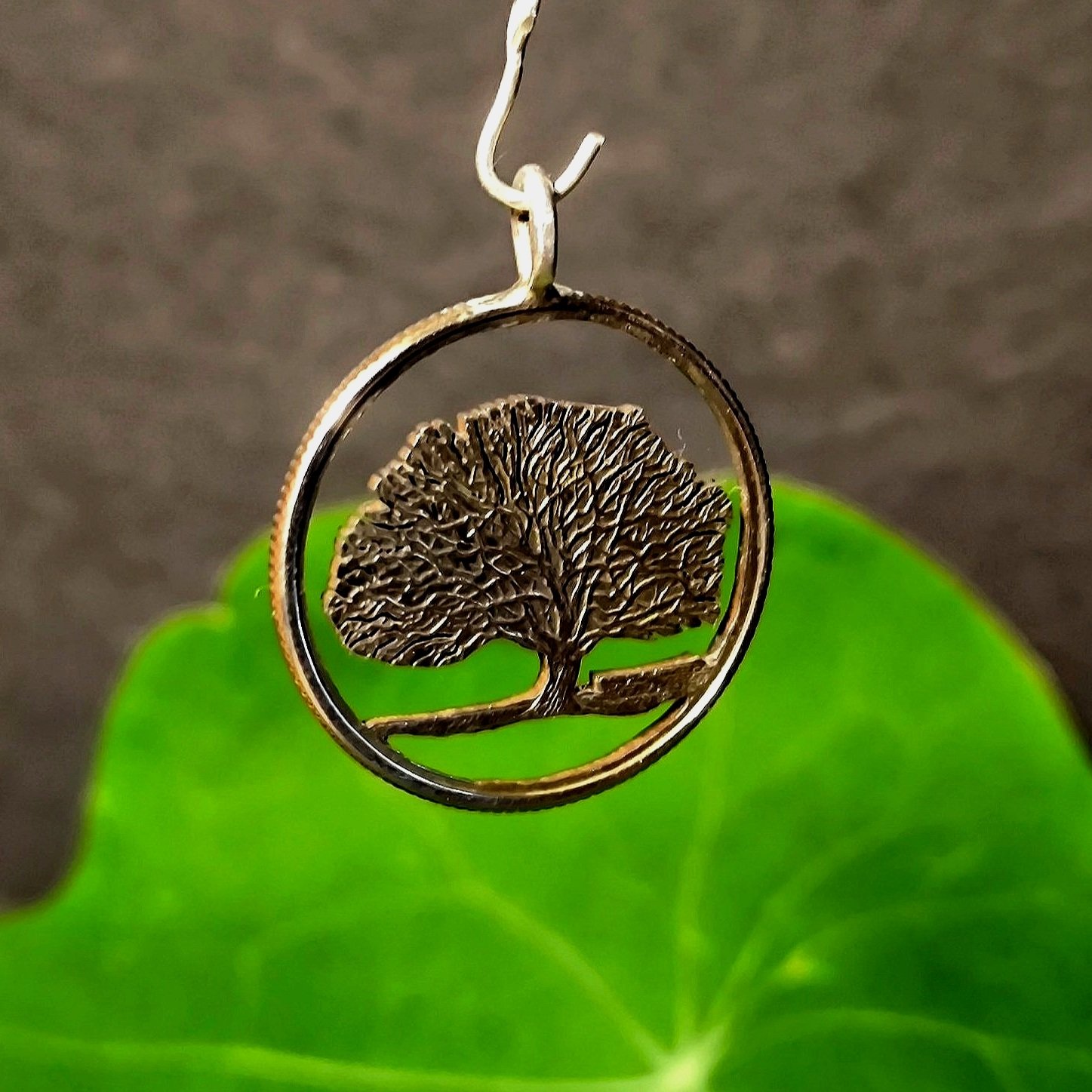 Kettenanhänger Baum Quarter Dollar USA