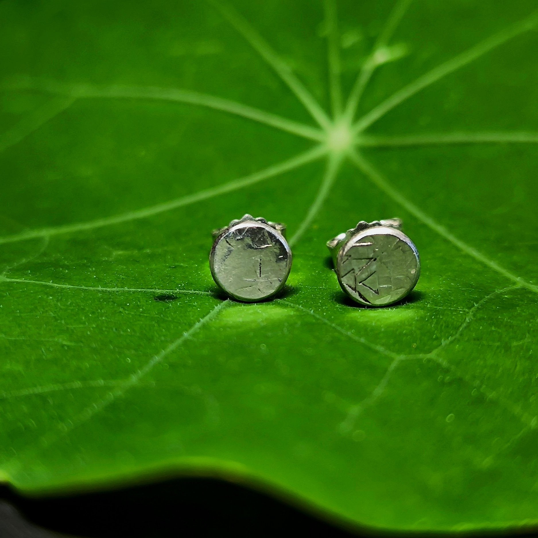 Silber Ohrstecker in verschiedenen Größen