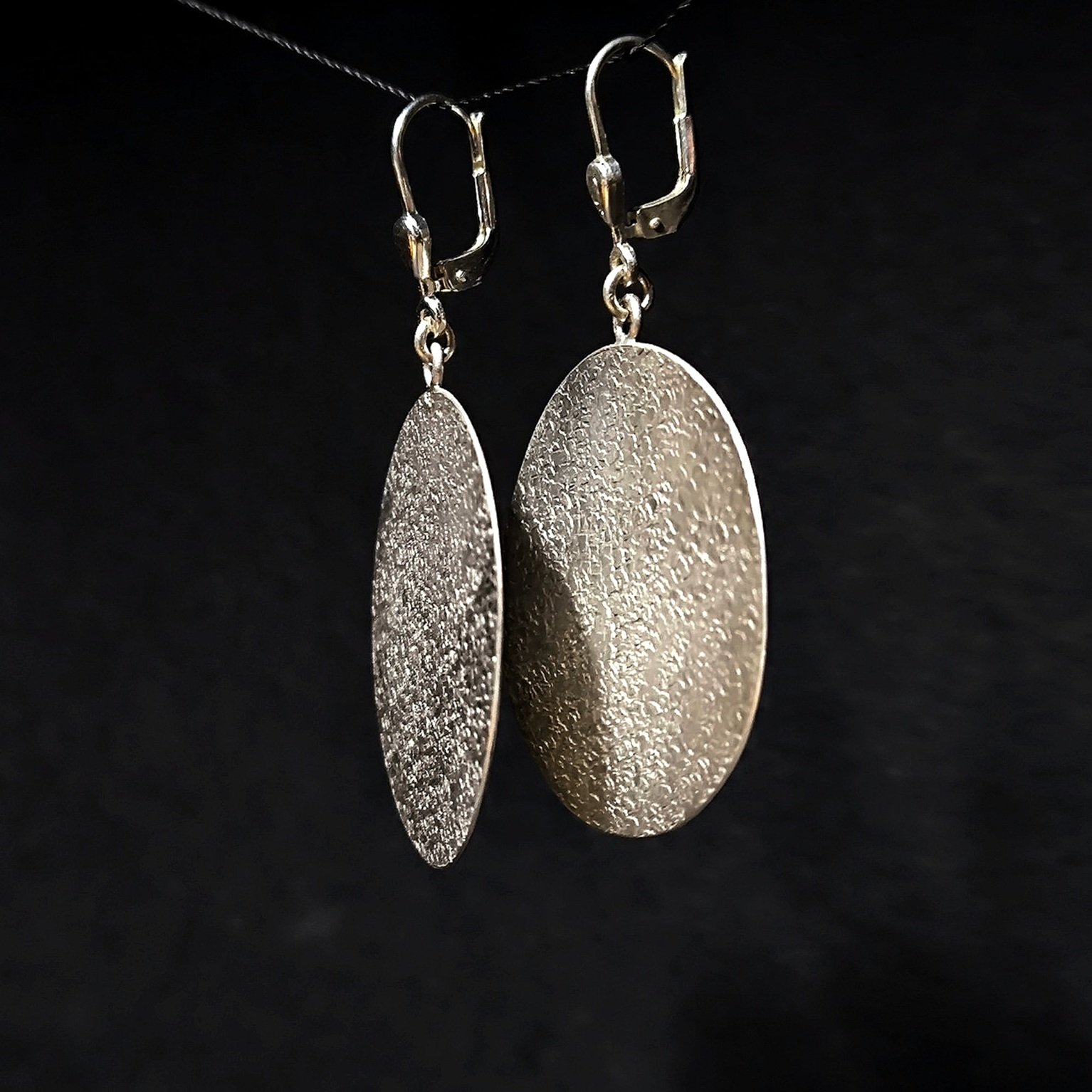 Silber Disk, Durchmesser 31,5 mm, handgemacht