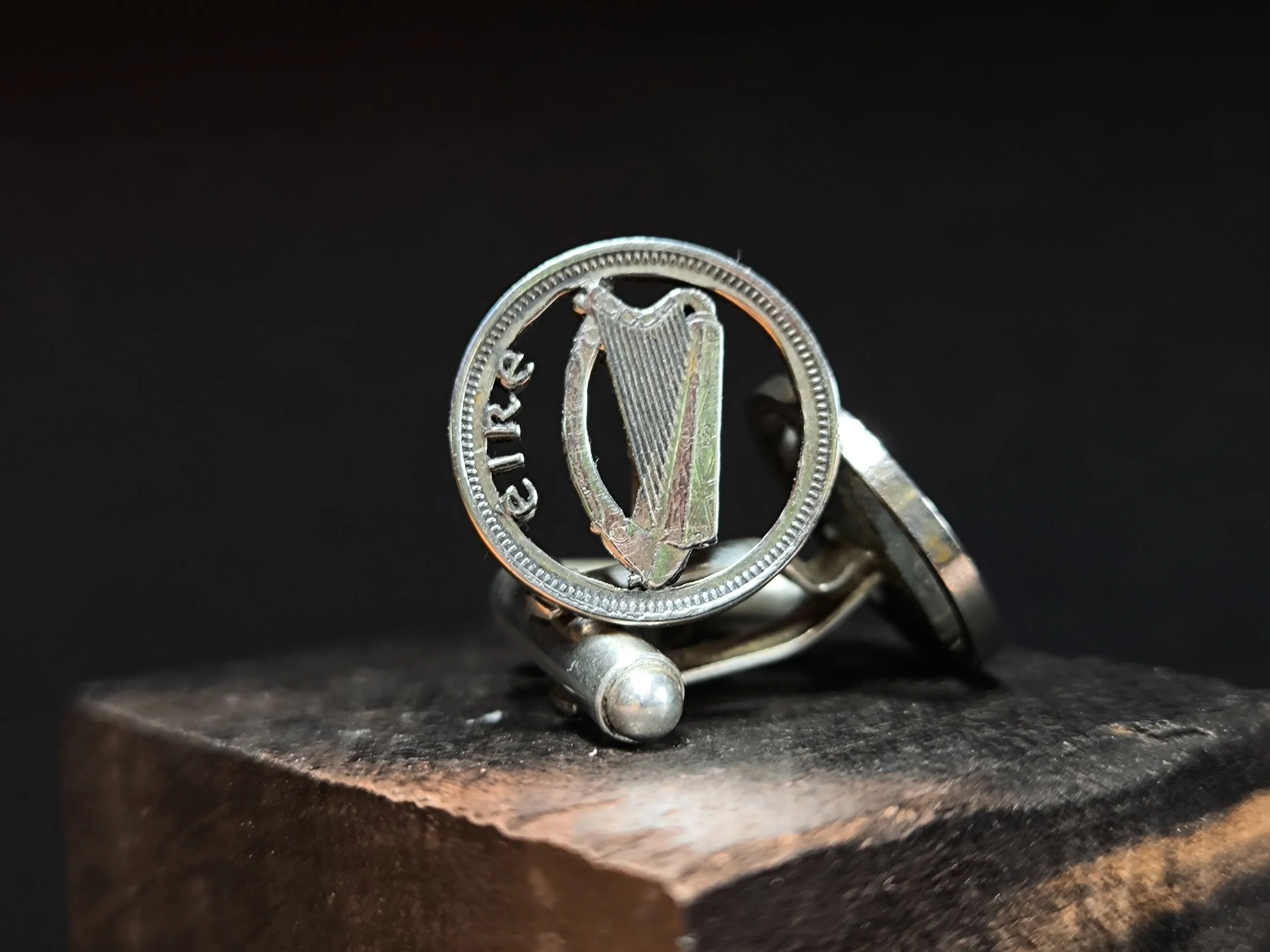 Manschettenknöpfe Harfe, Irland