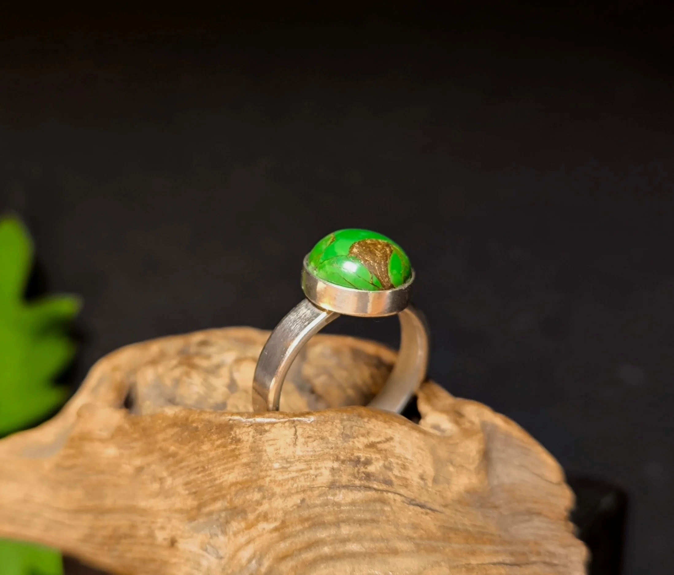 Silber Ring Kupfertürkis