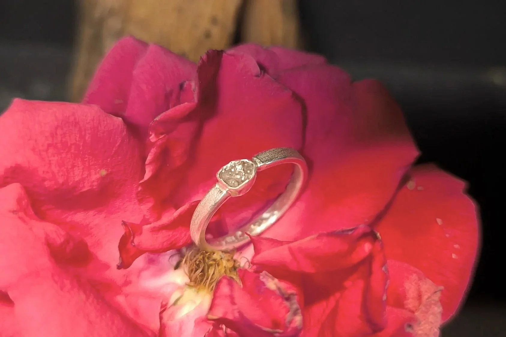 Ring Rohdiamant