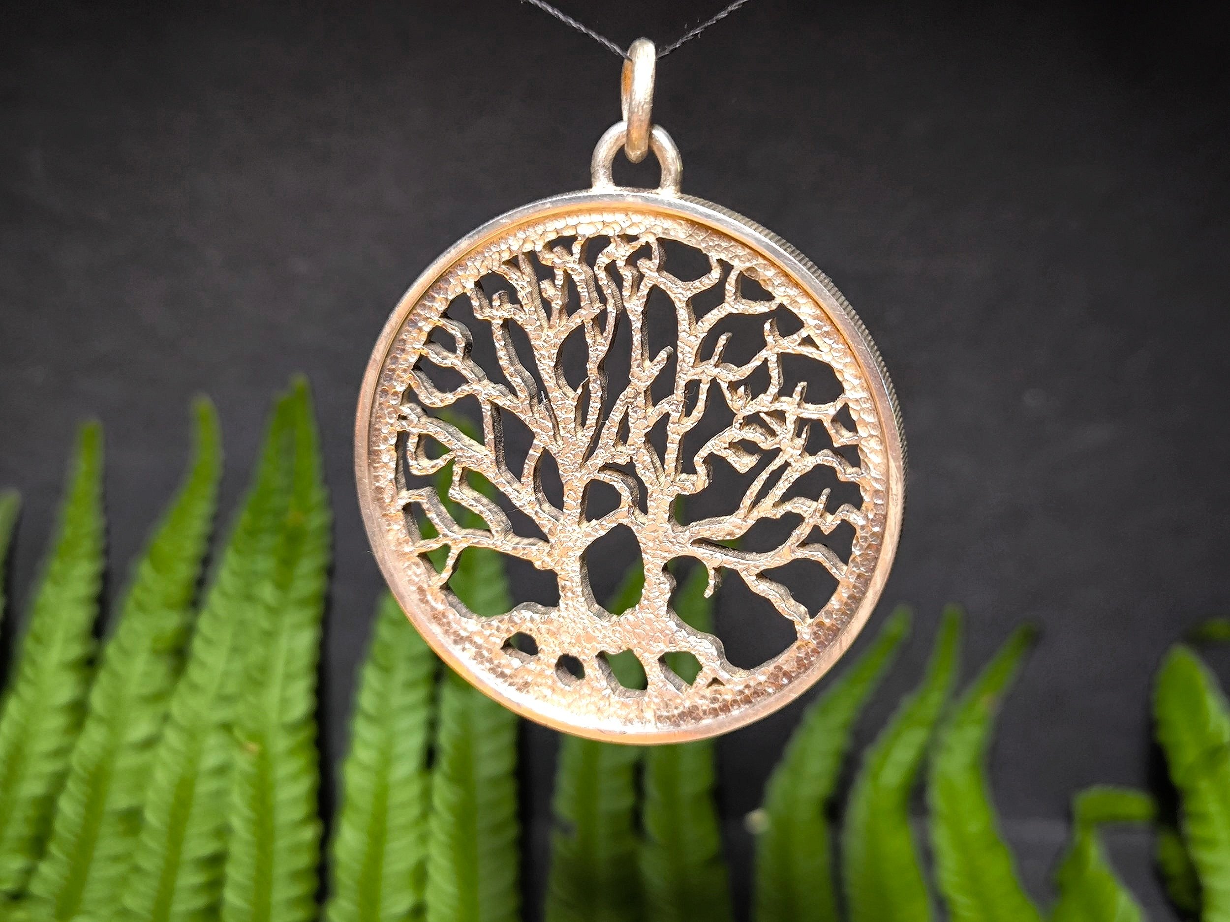 Silberbaum mit Doppelstamm, Silber, Janet Schmock