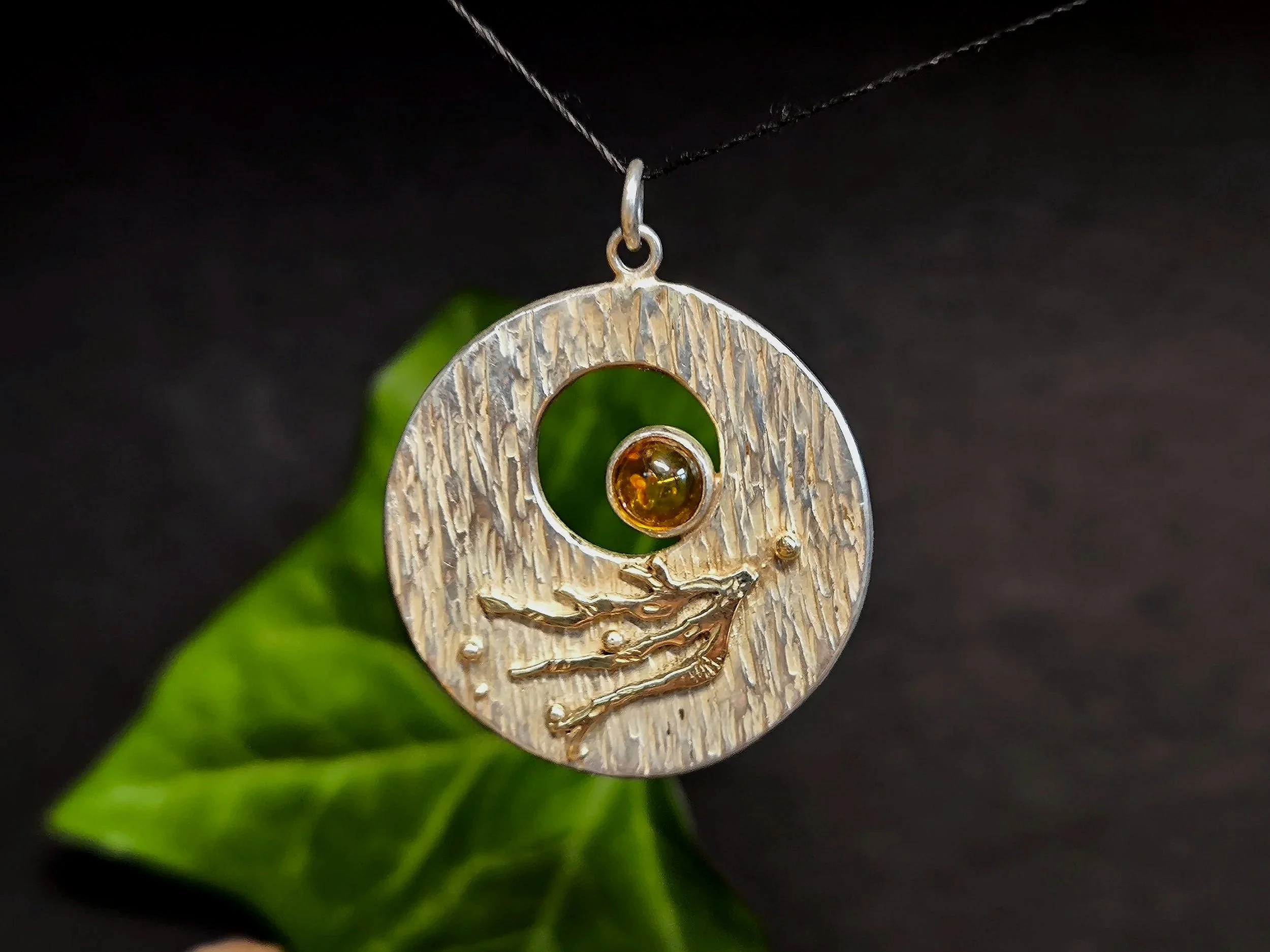 Kettenanhänger Bernstein-Insel