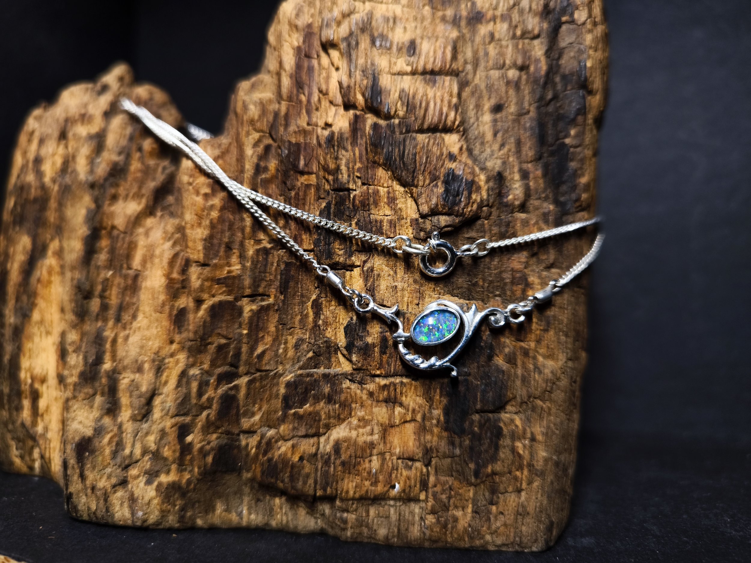 Silberkette Zartes Geschnörkele