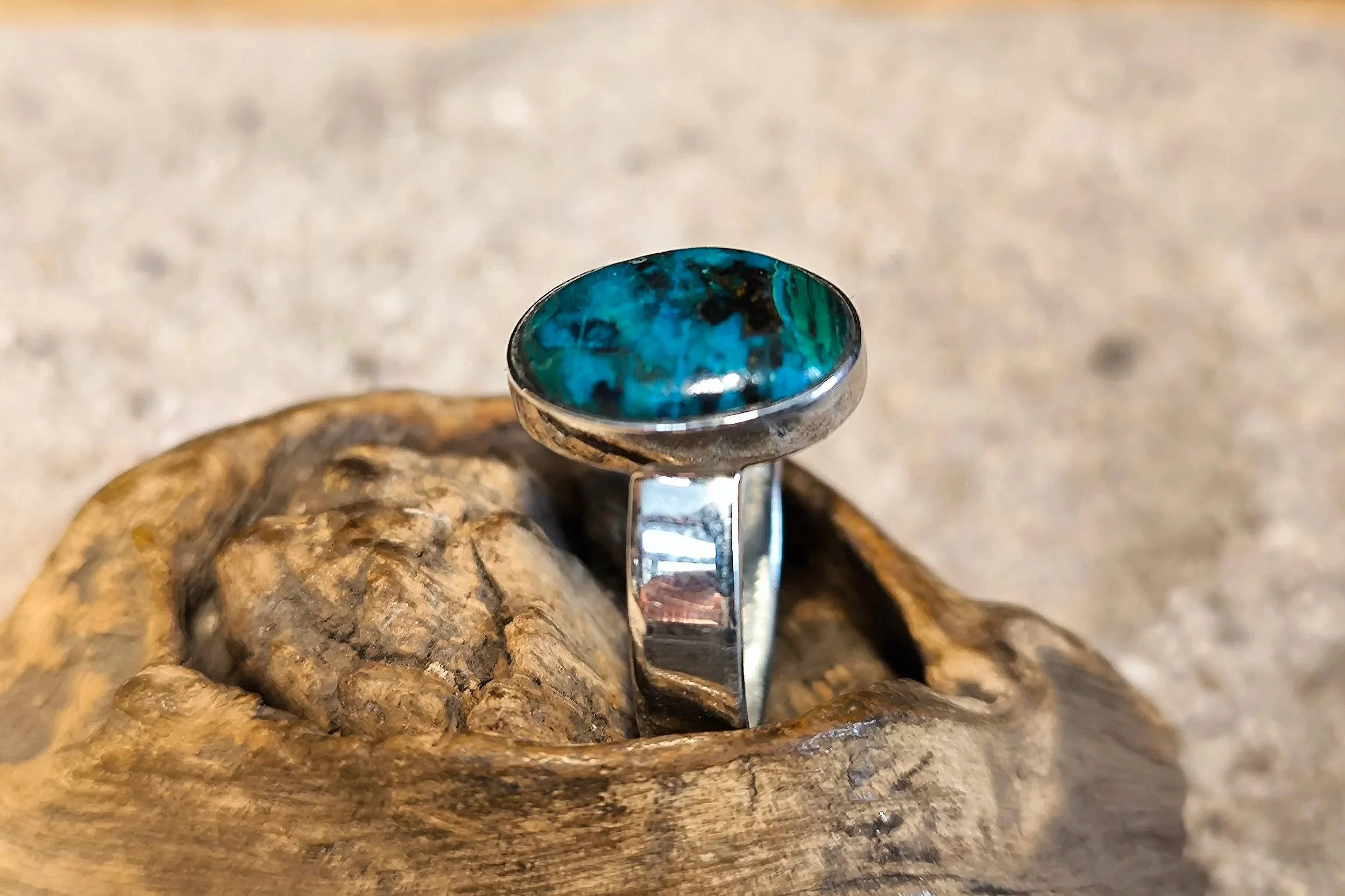 Ring Malachit-Azurit