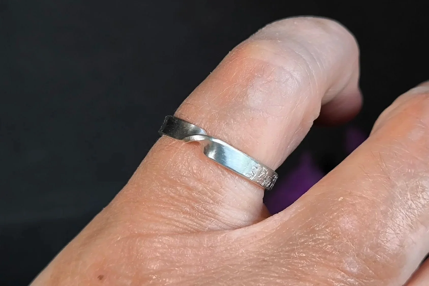 Silberring, Möbiusband, Silberschmiede-Eigen-Art