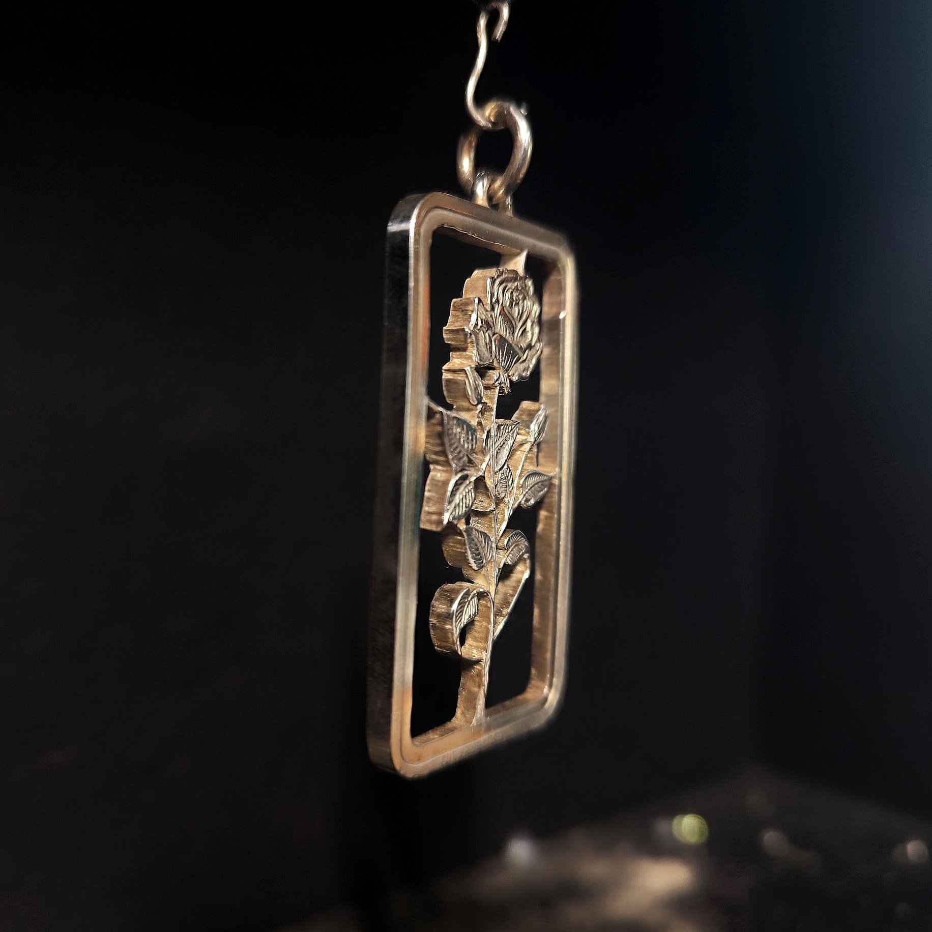 Kettenanhänger Rose of Dubai , Silber