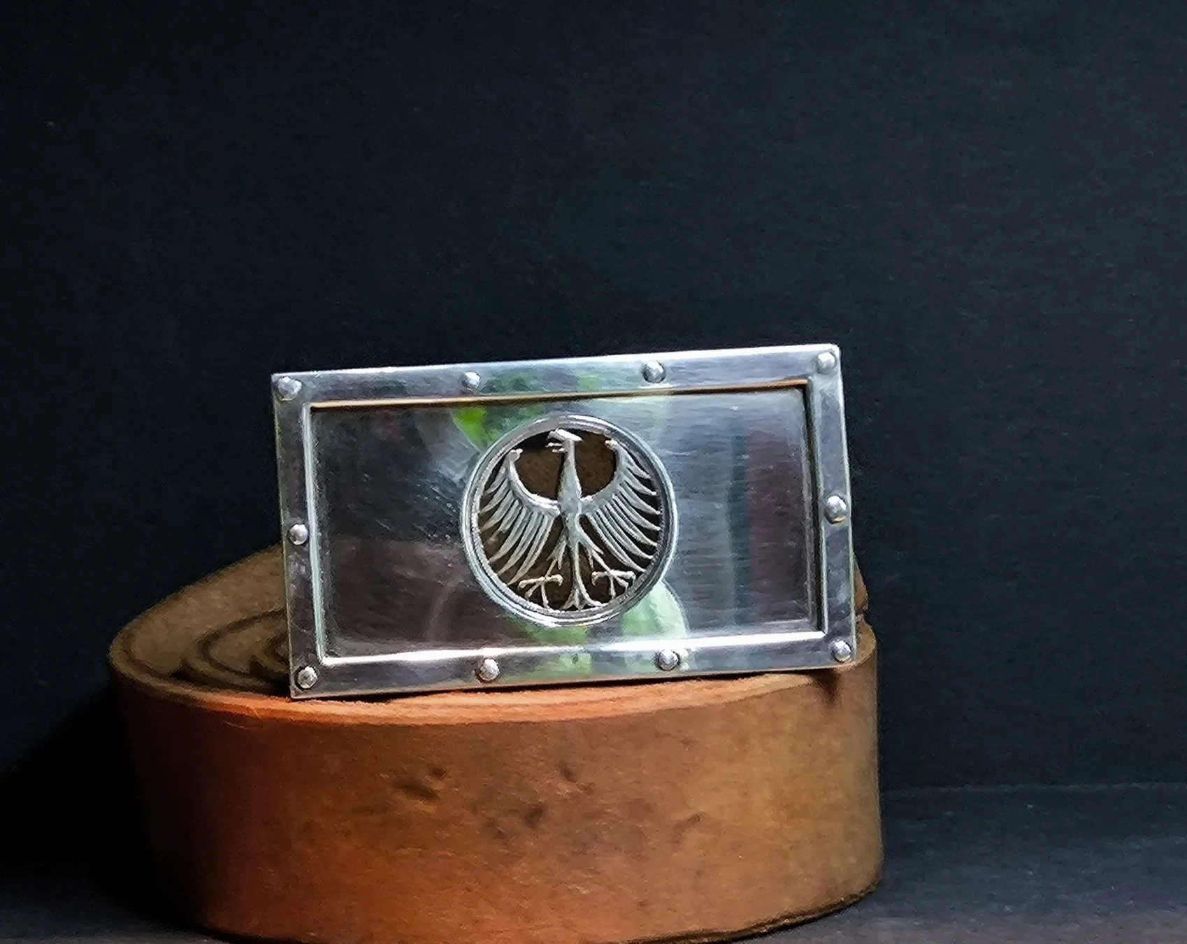 Gürtelschnalle Silber, Fünf DM
