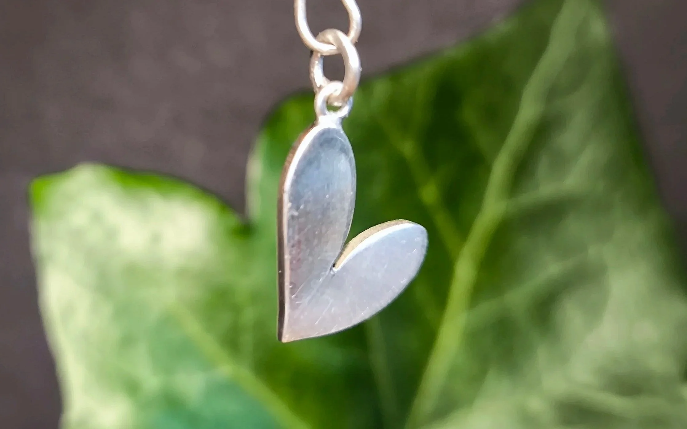 Silber Herz, Handarbeit, Unikat