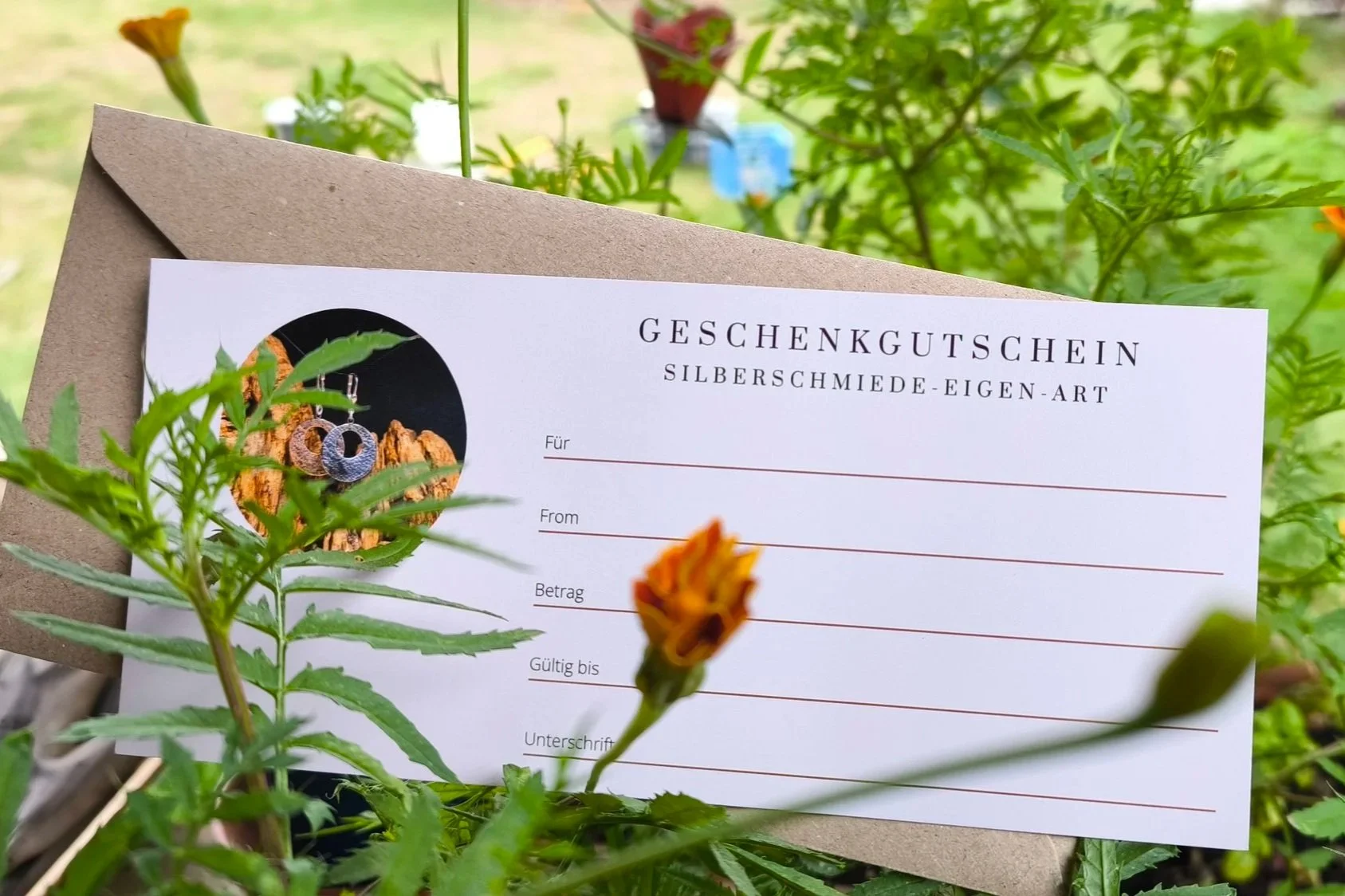 Gutscheinkarte Silberschmiede-Eigen-Art