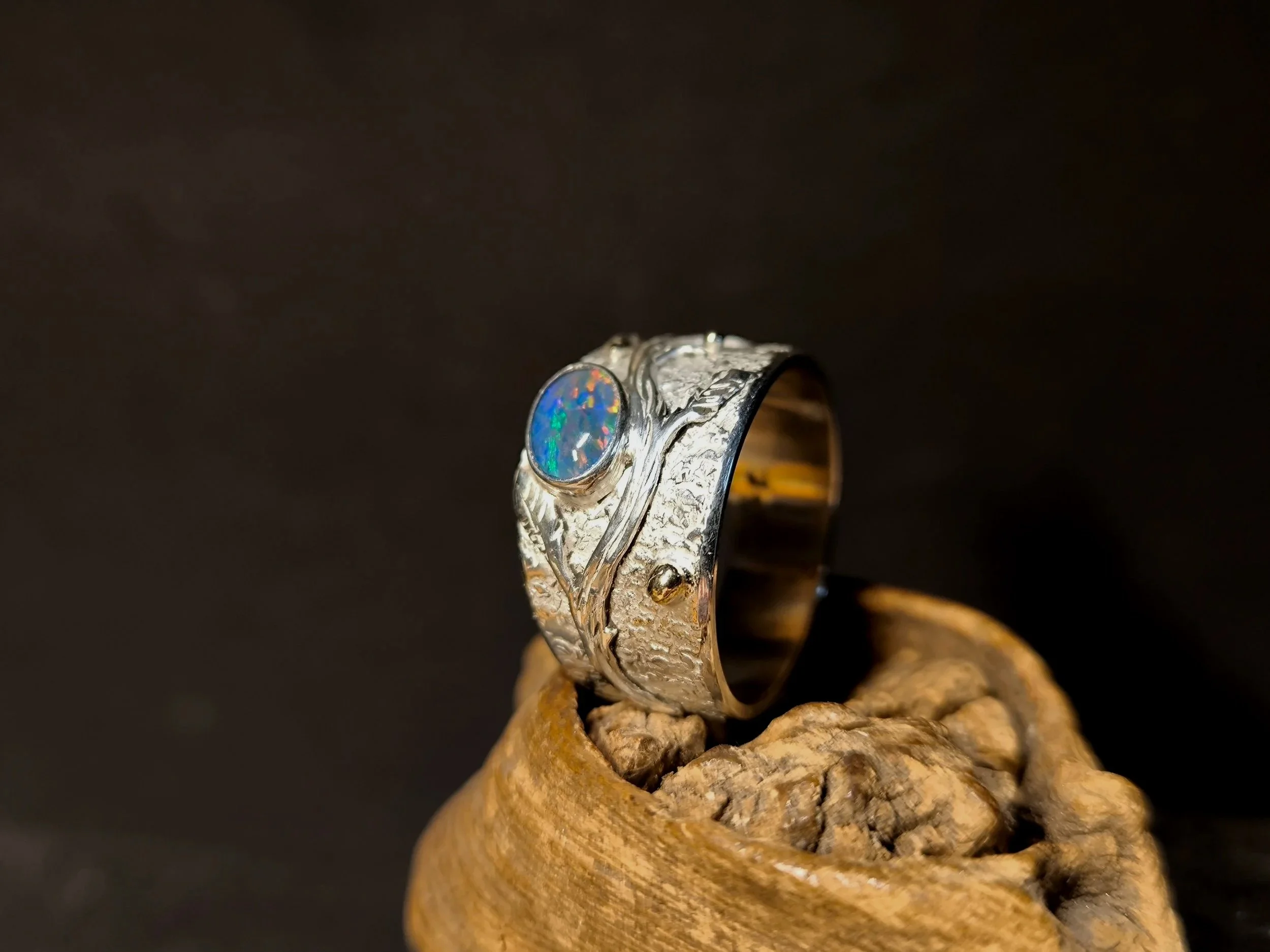 Opal Ring, Umfang 63/64 mm, Unikat