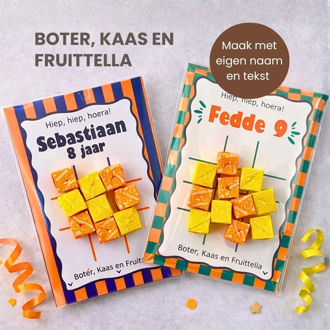 Boter kaas en fruittella