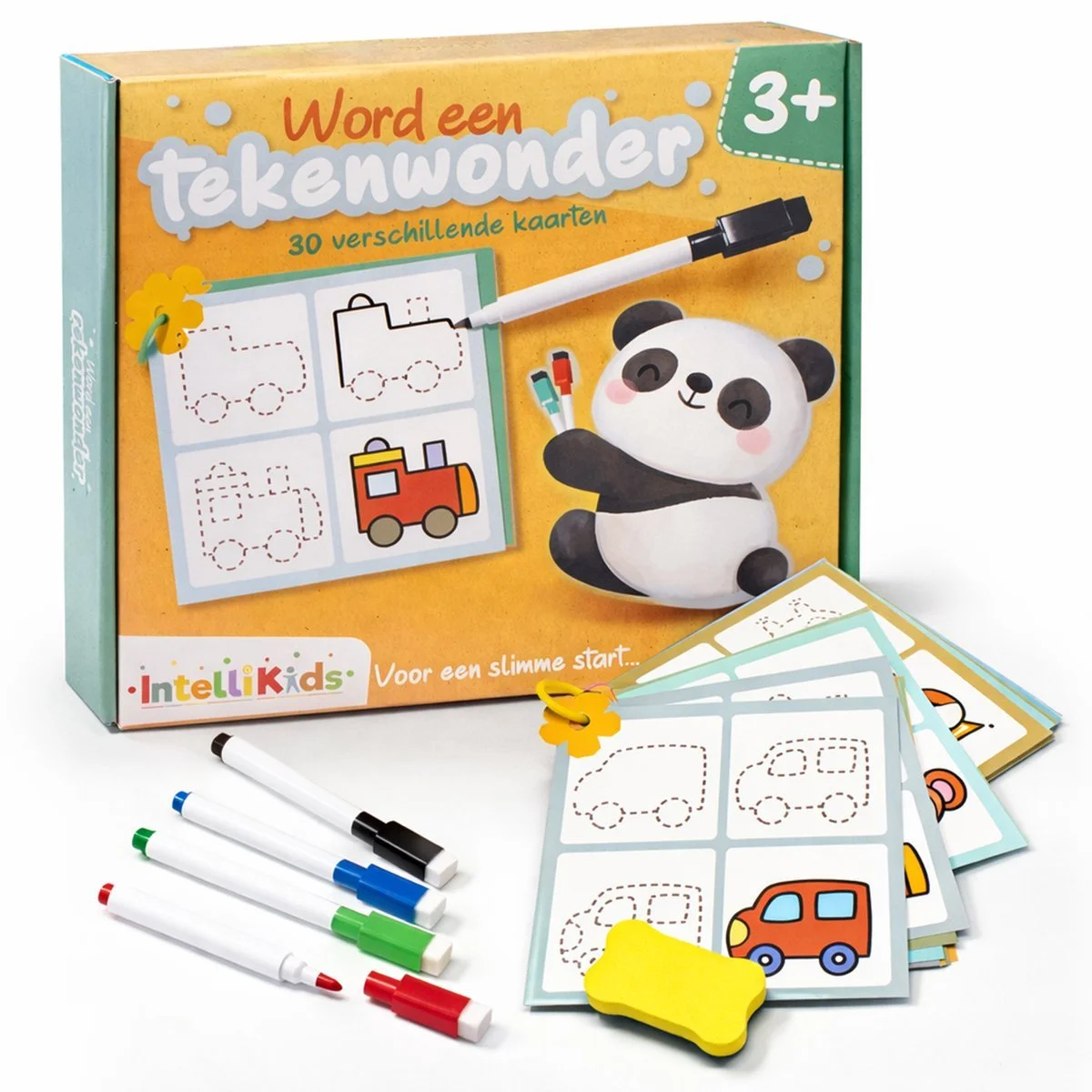 Spelletje met uitwisbare stift