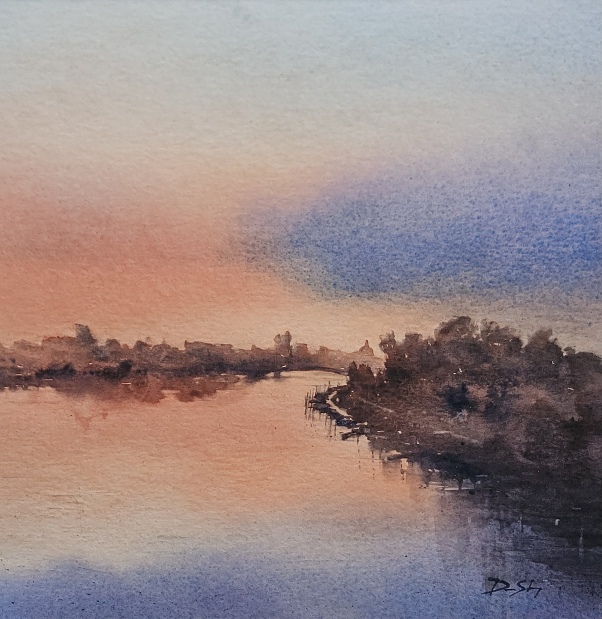 Stillness // 36x36 cm // Sold