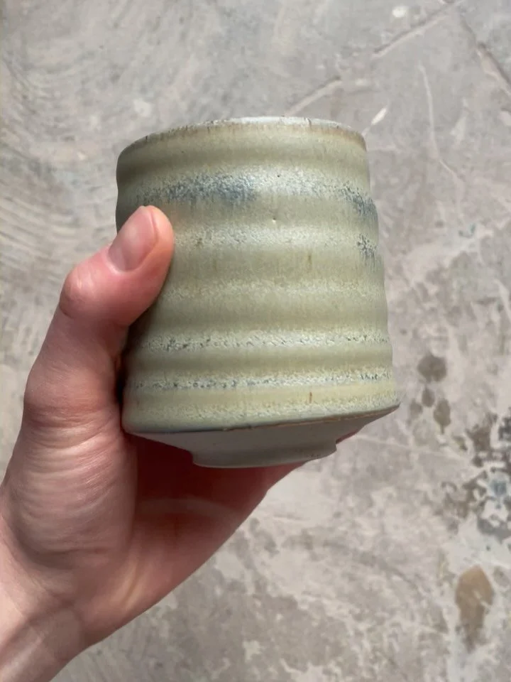 Taking a quick break from a very stressful life to share these!

Here are my new yunomi cups. The first batch is heading to @shopfodder , one of my stockists ✨ 

#pottery&nbsp;#instapottery&nbsp;#clay&nbsp;#ceramics&nbsp;#craft&nbsp;#makersmovement&n