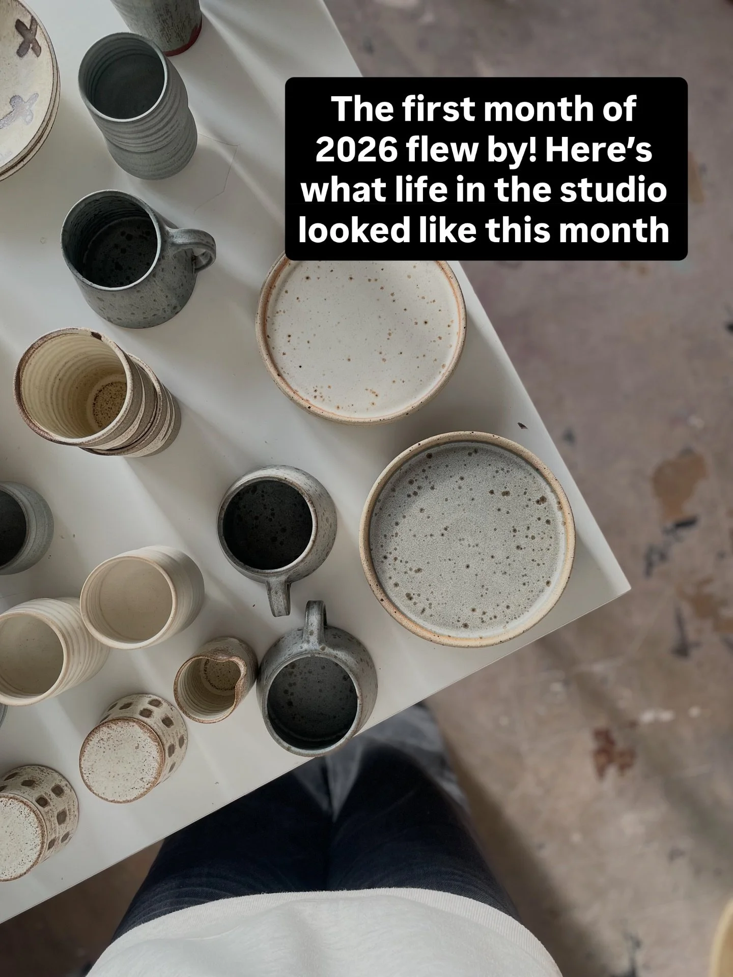 The January Report! I'll try to make this a monthly thing. 

#pottery #potterystudio #ceramics #clay