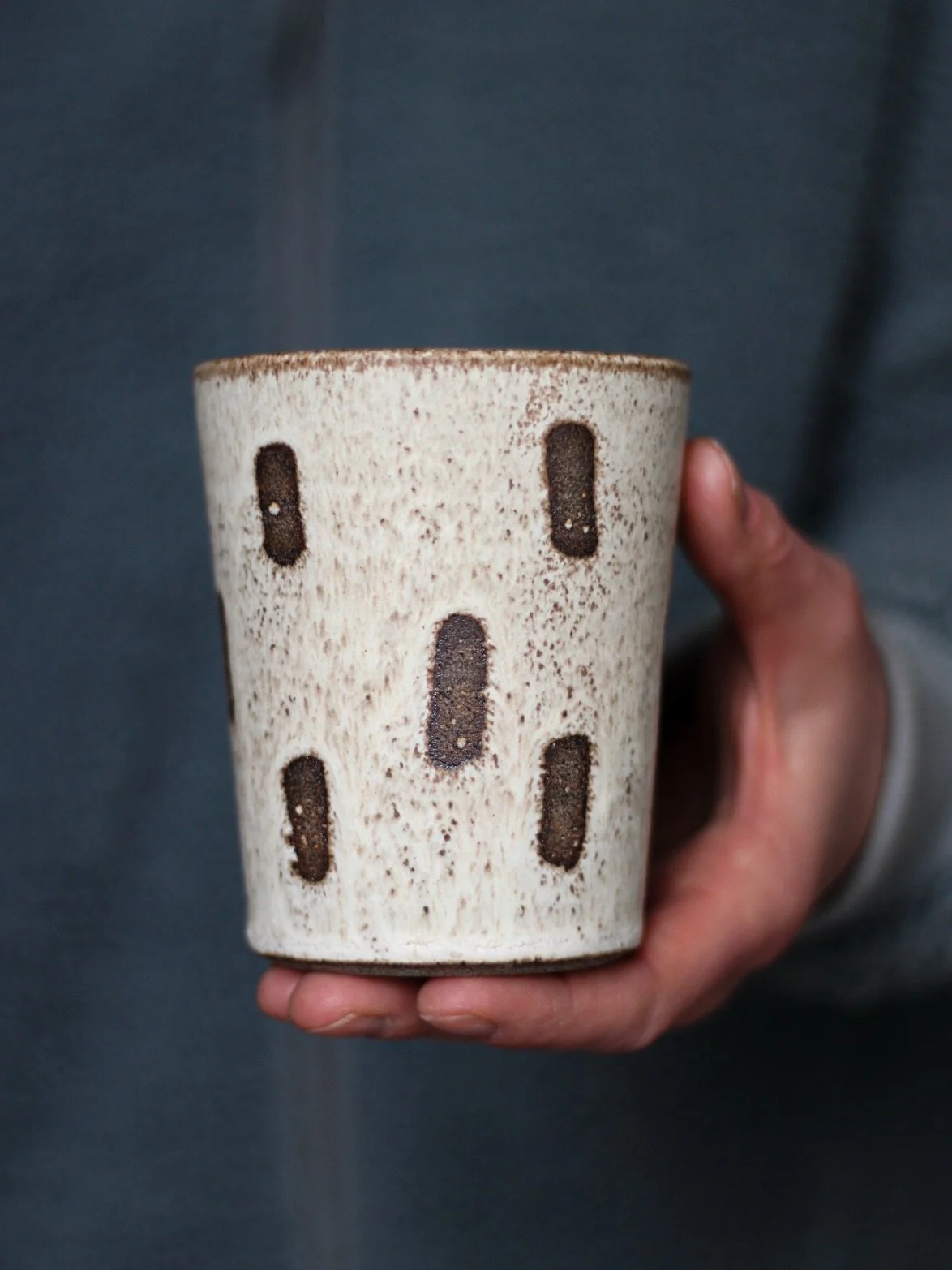 Just got back from holiday and I'm getting ready for my first shop update. New arrivals include these cups, teapots, and mushroom bowls, with plates and mugs still on my to do list. 

#cup #pottery #ceramics #potterystudio #clay