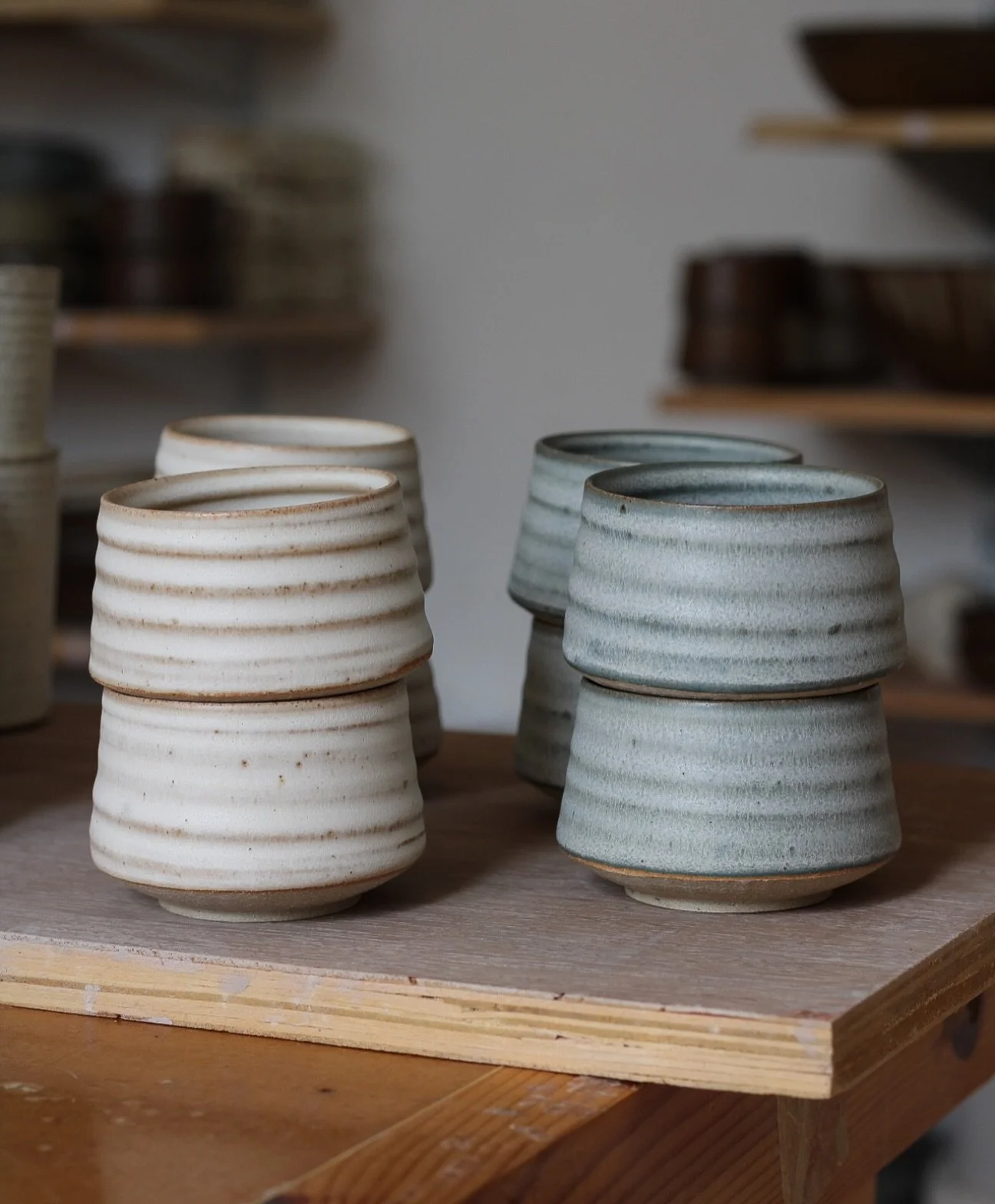 I use these for tea, but Artisan Roast serves coffee in them ✨

#pottery #ceramics #cup #wheelthrown #clay