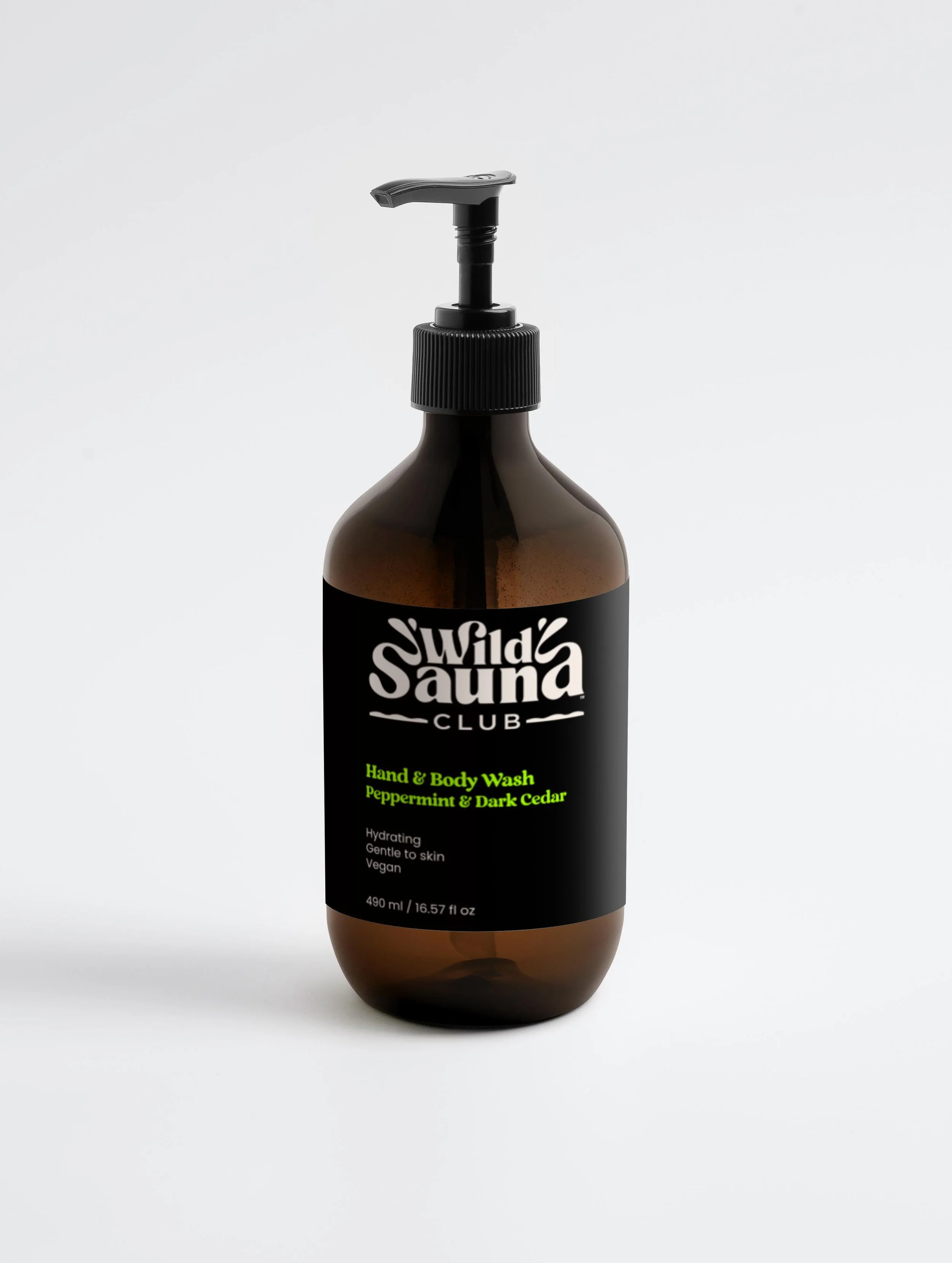 Wild Sauna Club handwash peppermint and cedar FRONT.jpeg