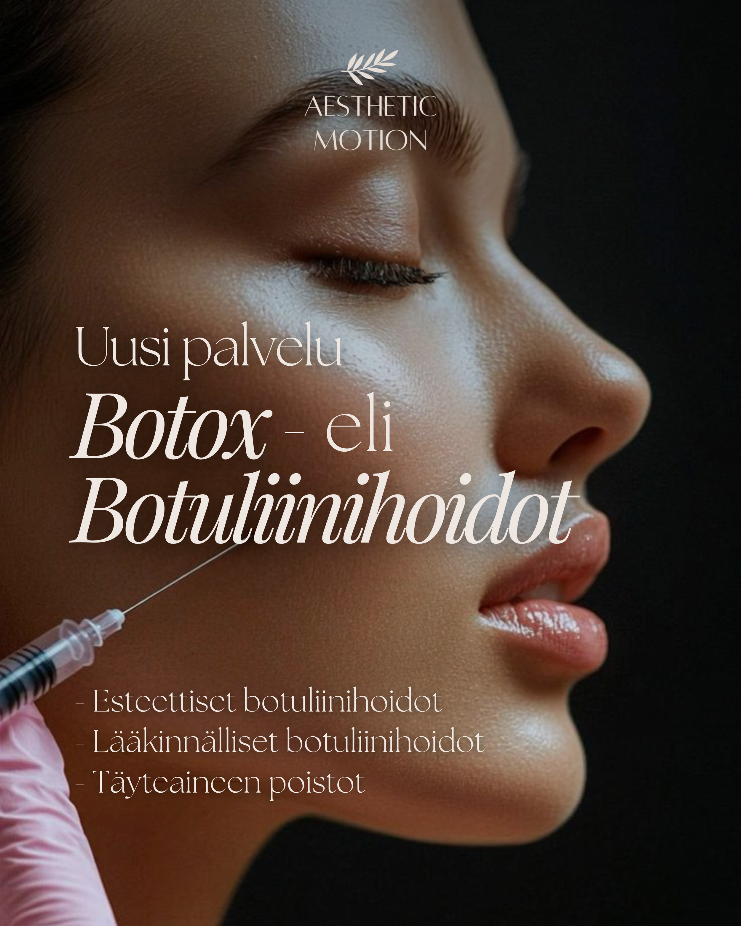 UUTUUS – Botuliinihoidot nyt saatavilla ✨

Botuliinihoidot ovat turvallinen, tutkittu ja monipuolinen hoitomuoto sekä esteettisiin että lääkinnällisiin tarpeisiin. Hoidossa käytetään botuliinitoksiinia pieninä, tarkoin annosteltuina määrinä, jolloin