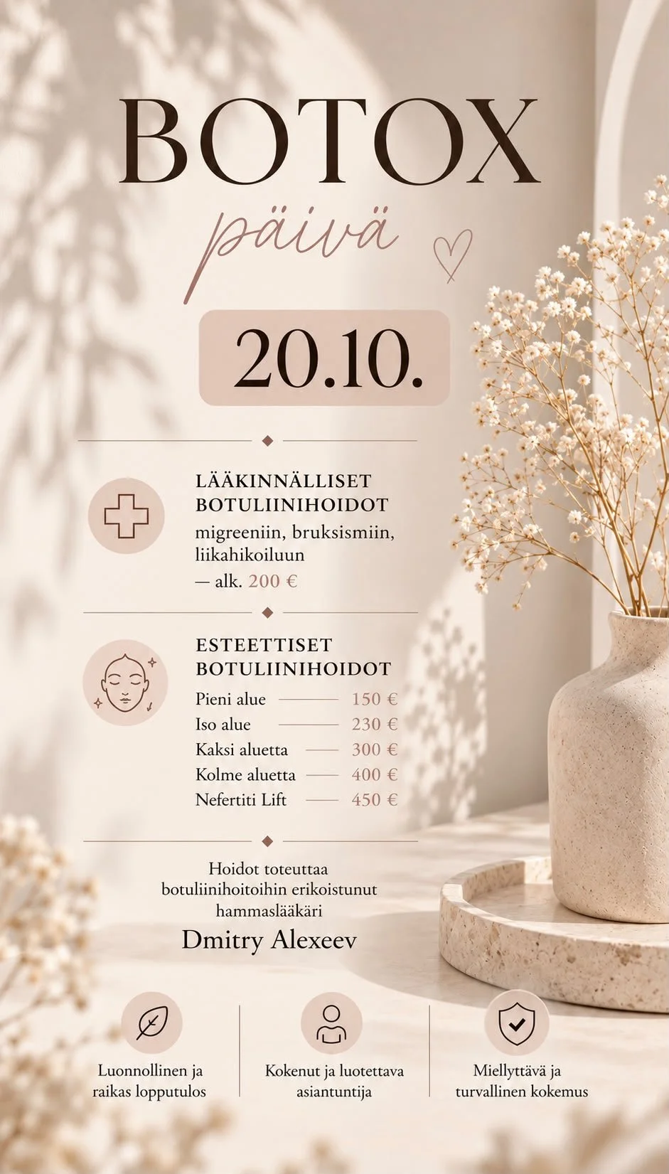 #botoxlahti#botuliinihoidot#bruksismi#migreeni#botoxhoito