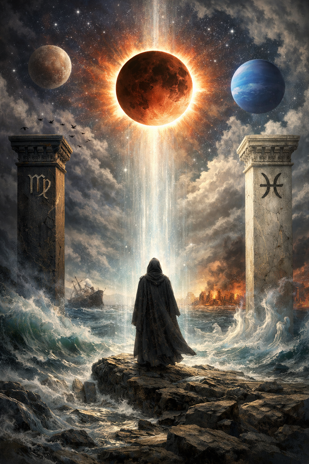 Blood Moon Eclipse &amp; The God of War Enters Pisces