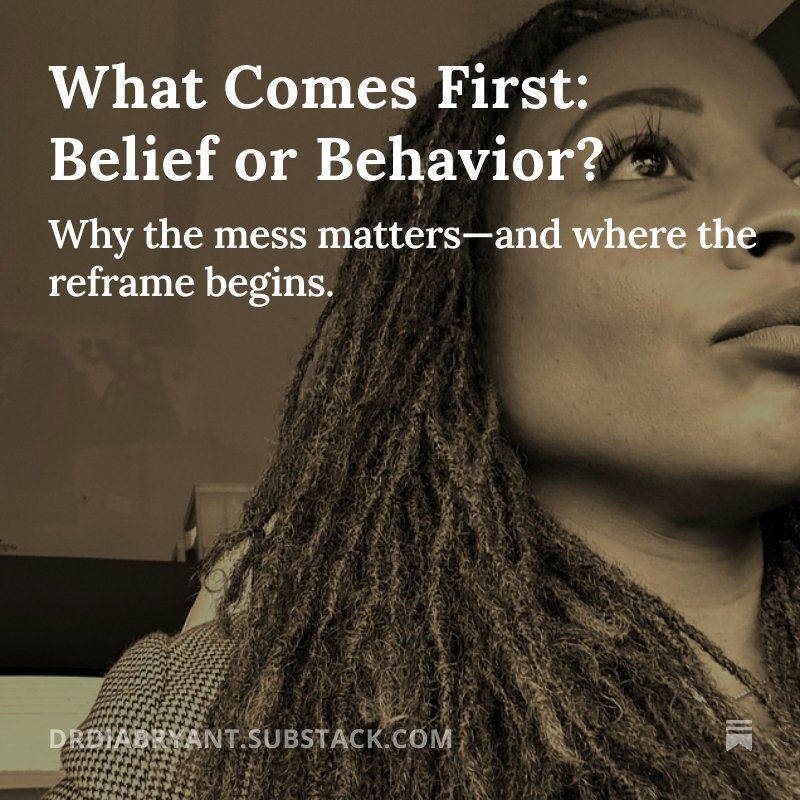 What Comes First: Belief or Behavior?