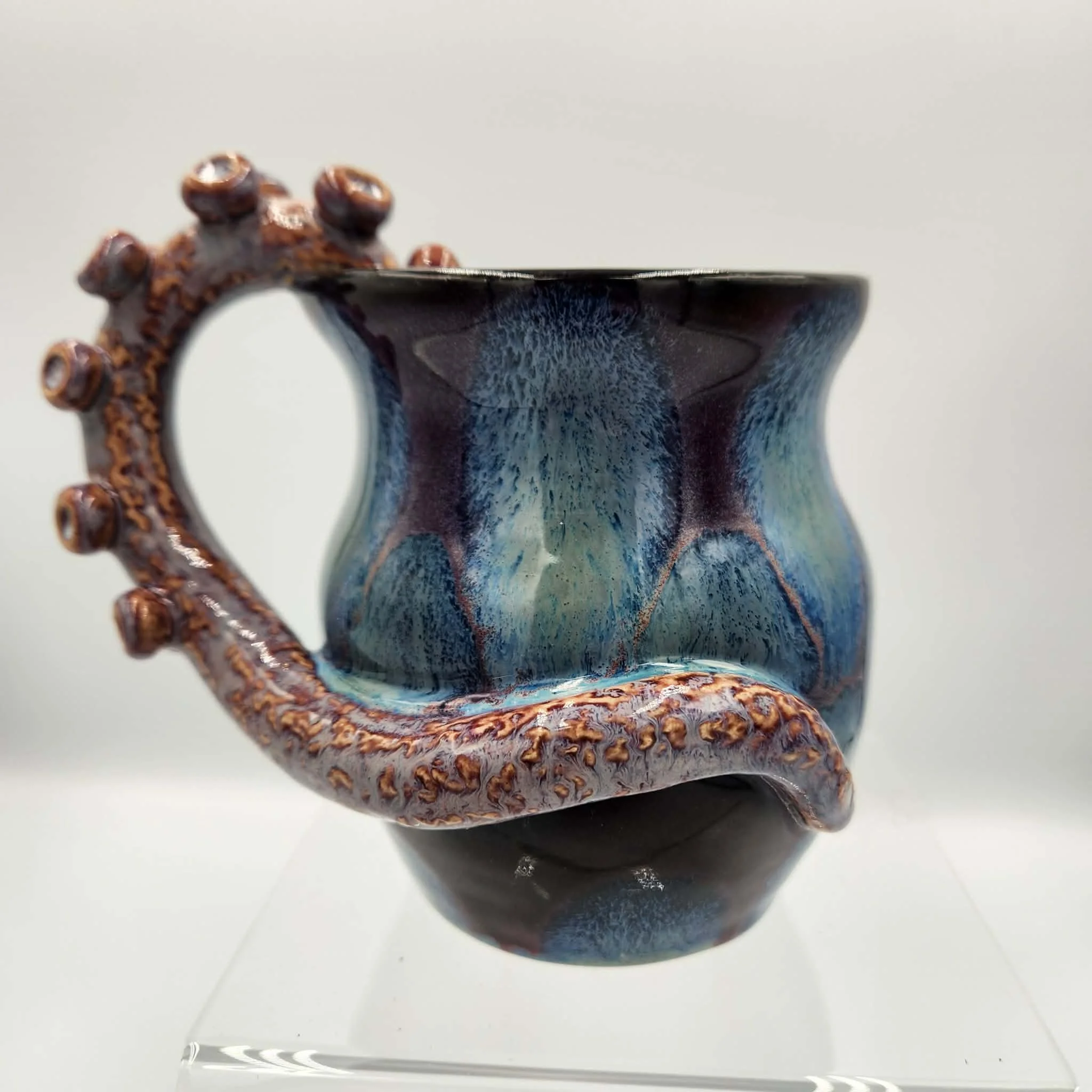 14 oz Stoneware Tentacle mug #2