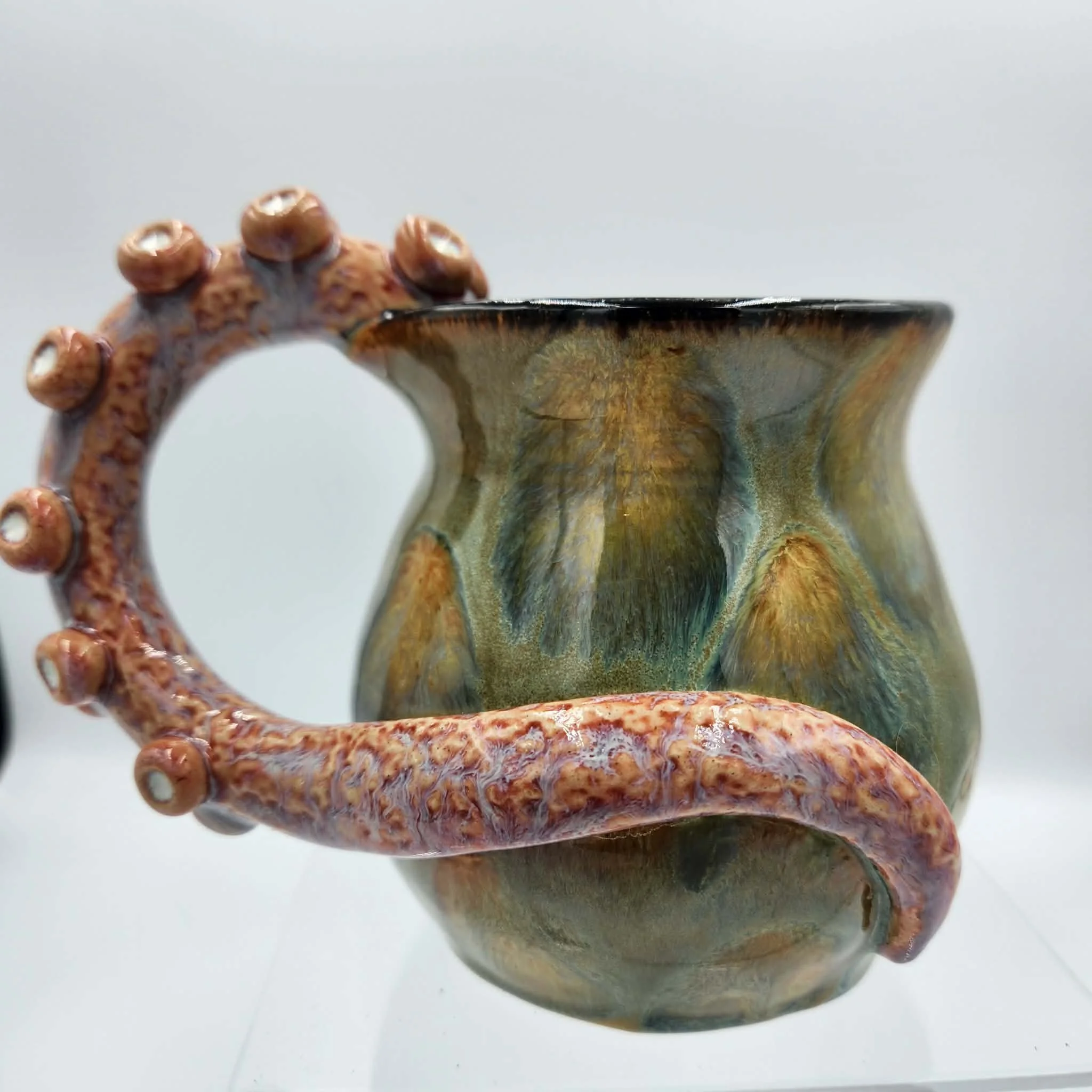 13oz Stoneware Tentacle Mug # 12
