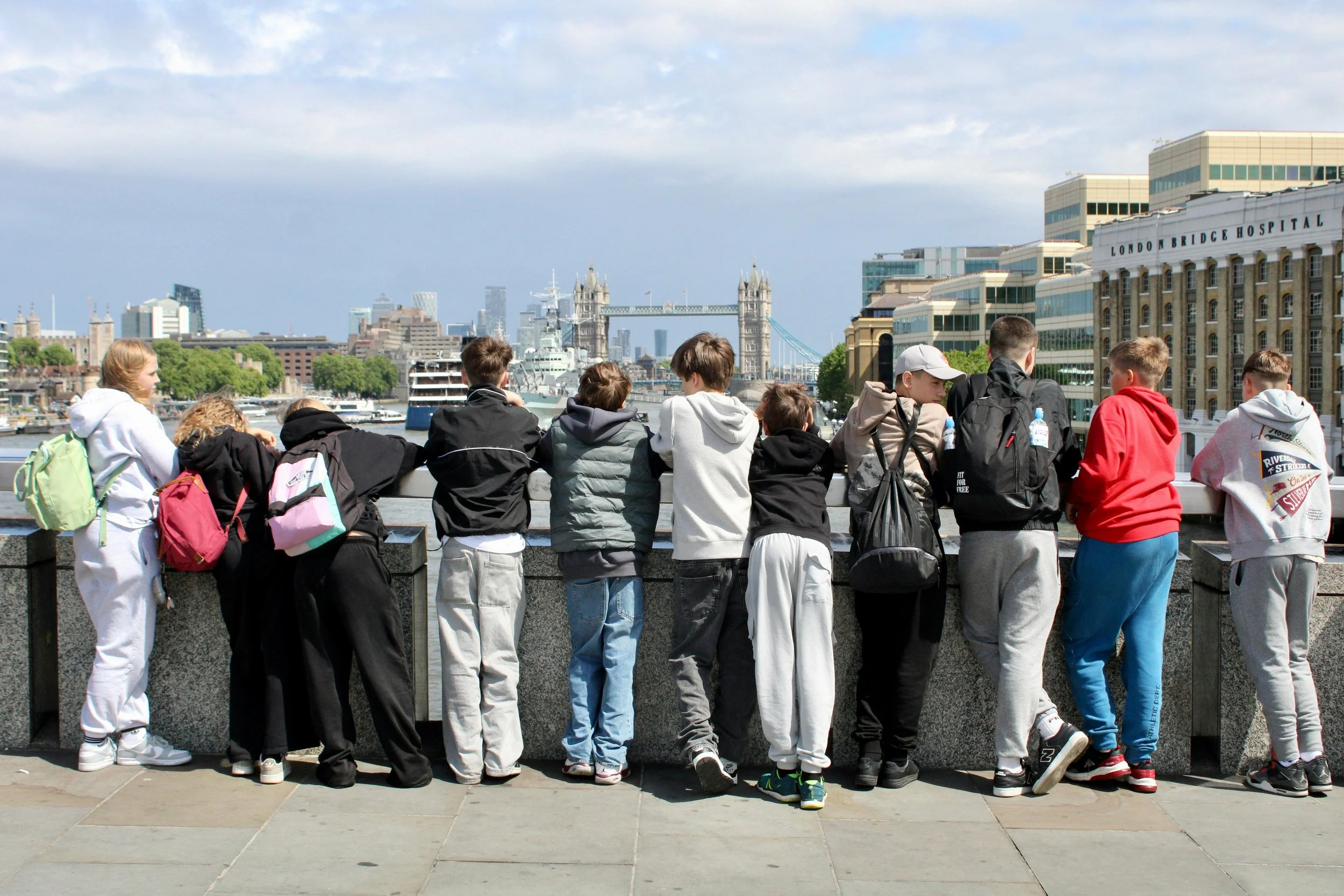 guided walking tour in London with group exploring historic streets