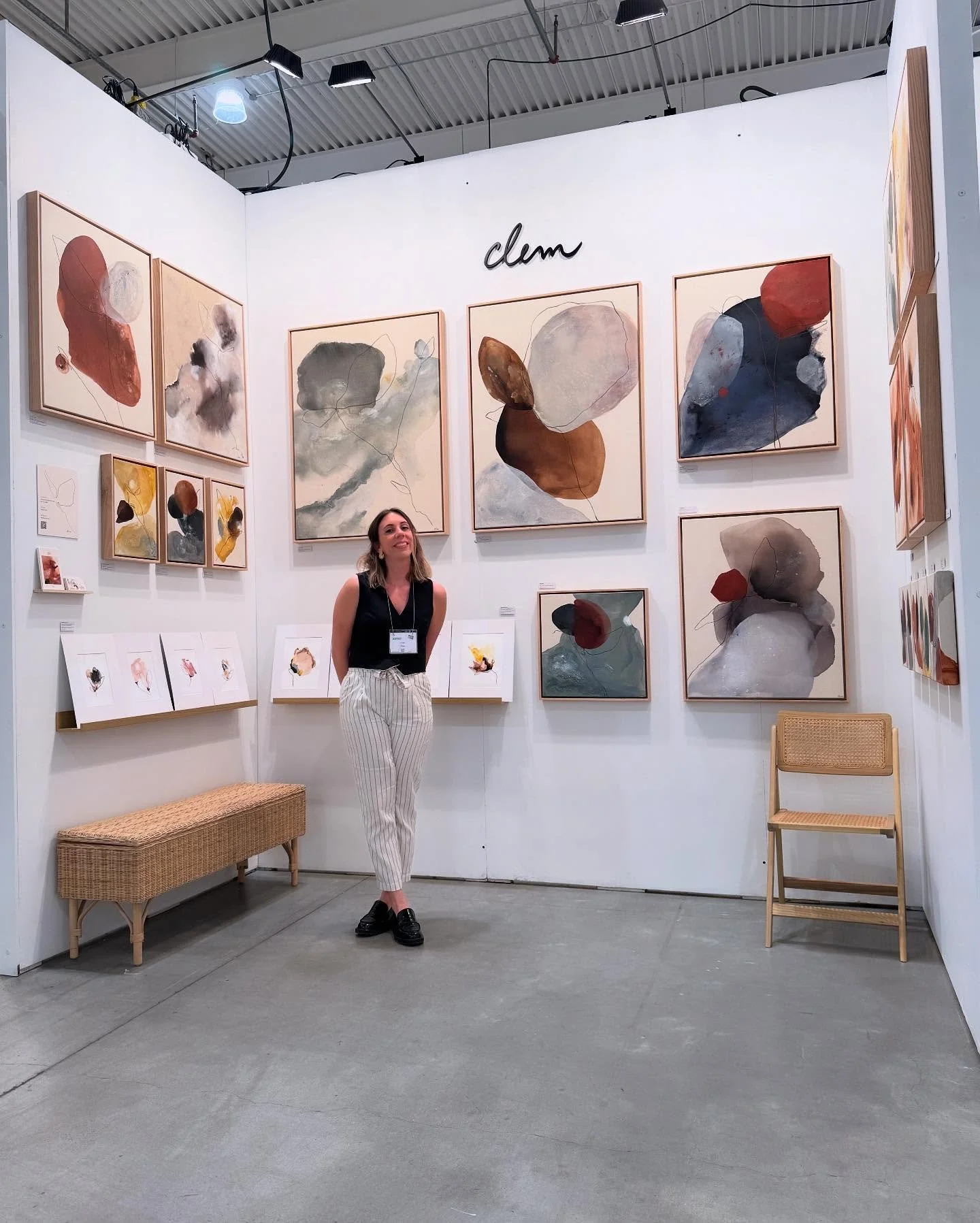 Very grateful for this amazing first art show at the Artist project Toronto 2025! Thanks to everyone who came to visit, to help and to support and thanks @sabinafenn for convincing me to join you on this journey! I met inspiring people, and made beau