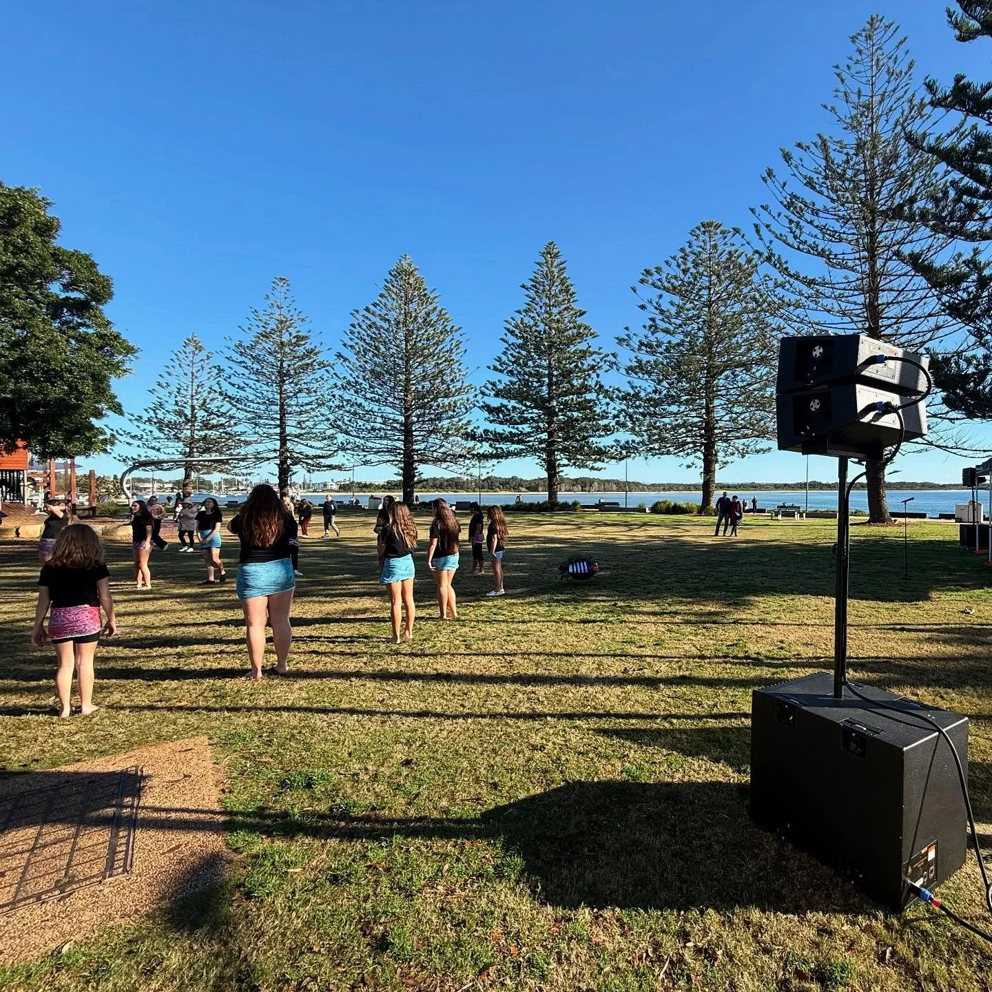 Beautiful morning in Port Macquarie for the opening of NAIDOC week at the town green.