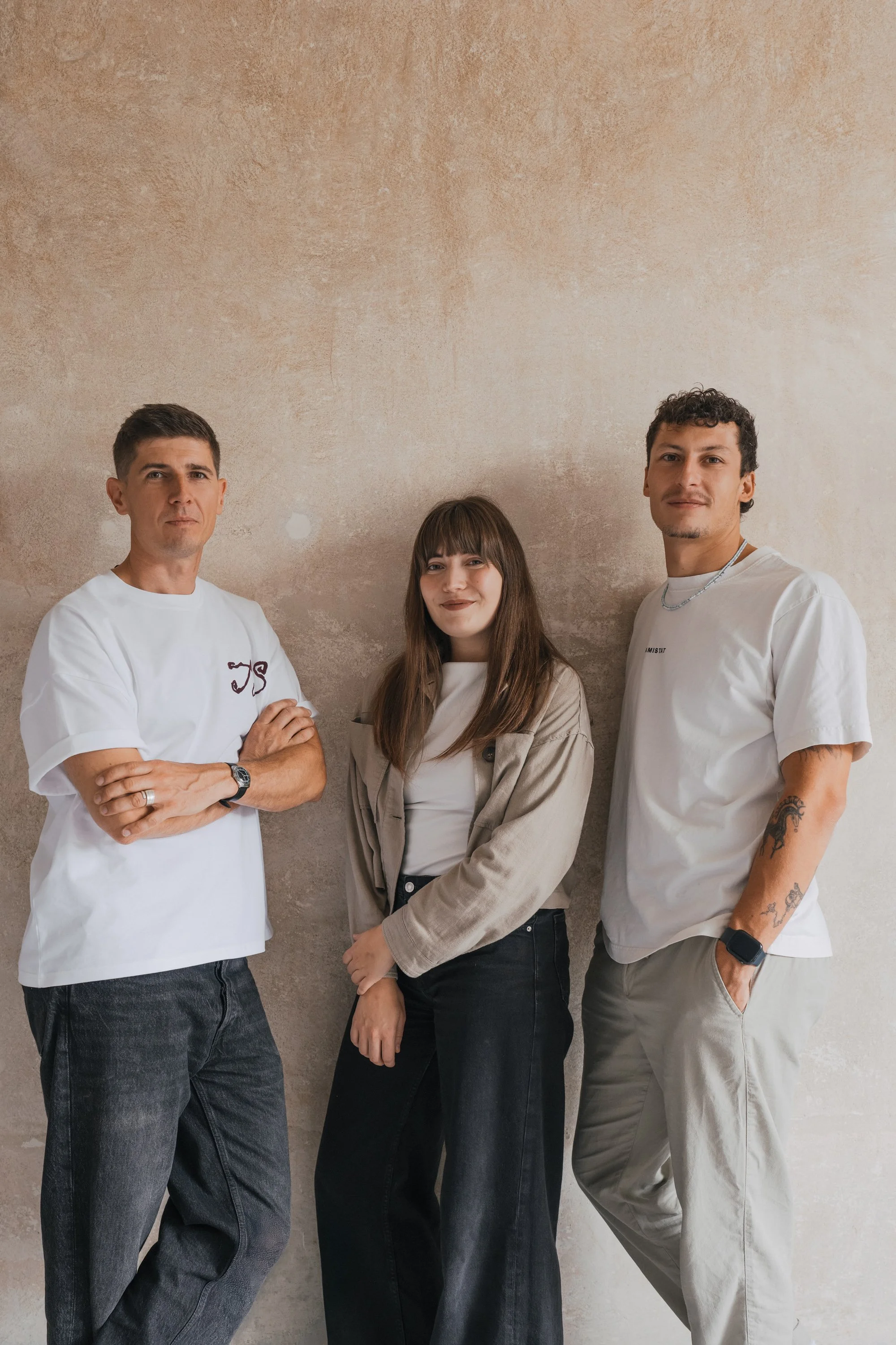 Young architecture team full of energy.
