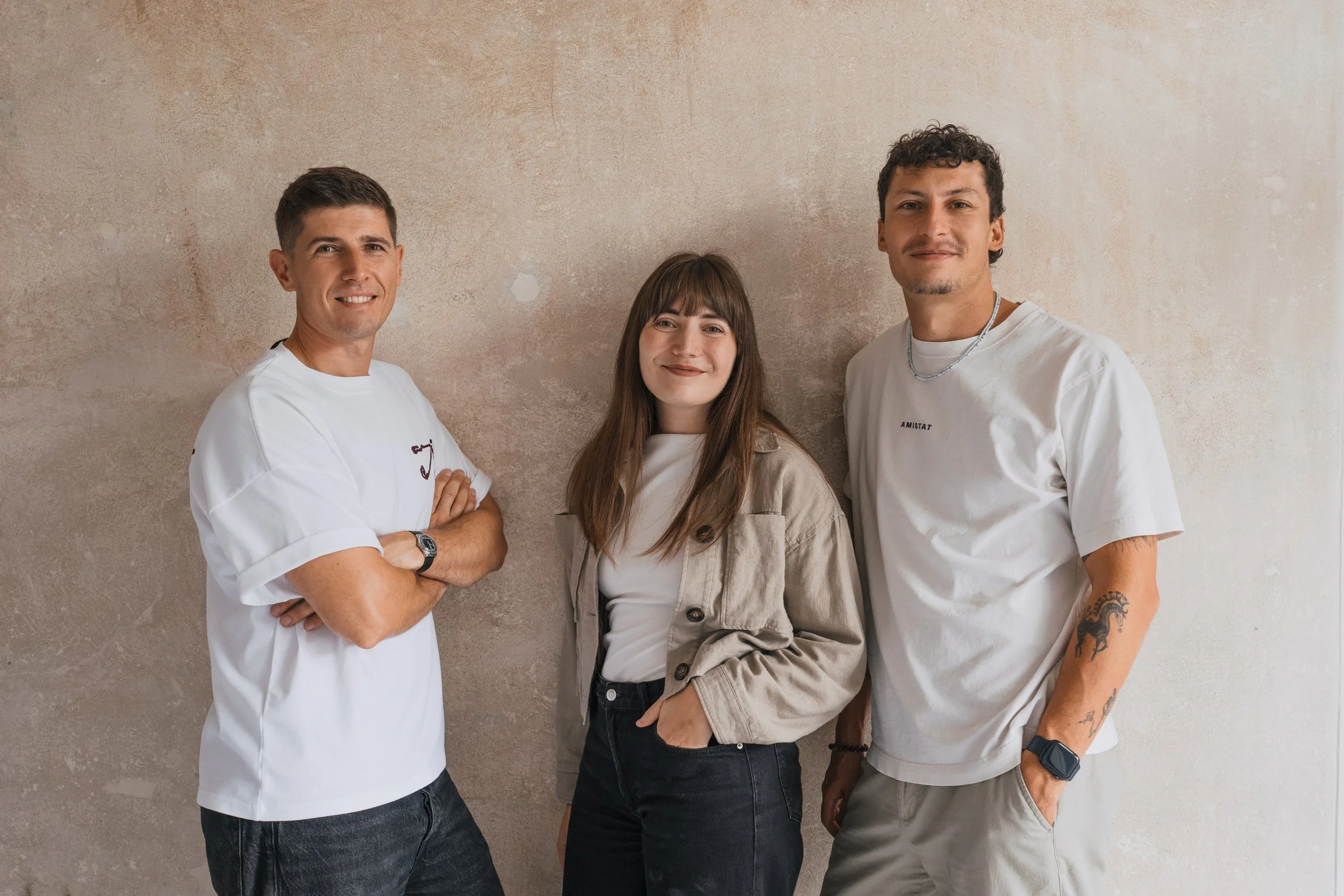 Young architecture team full of energy.