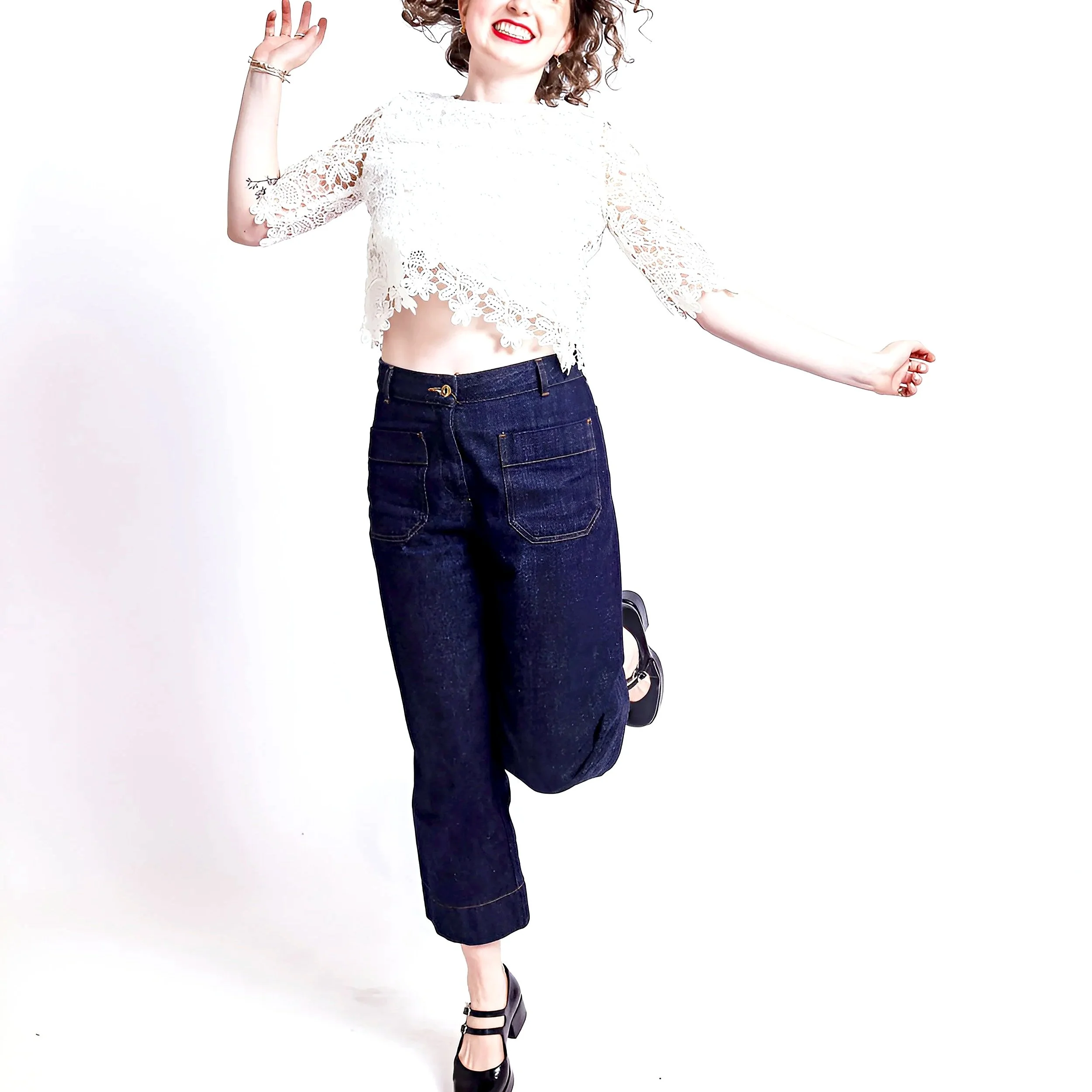 young professional dancing
