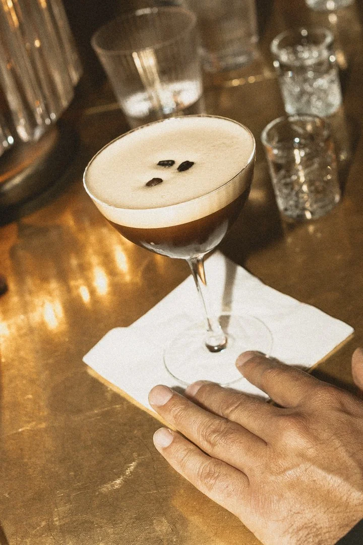 A cocktail at the bar of Soho House Berlin