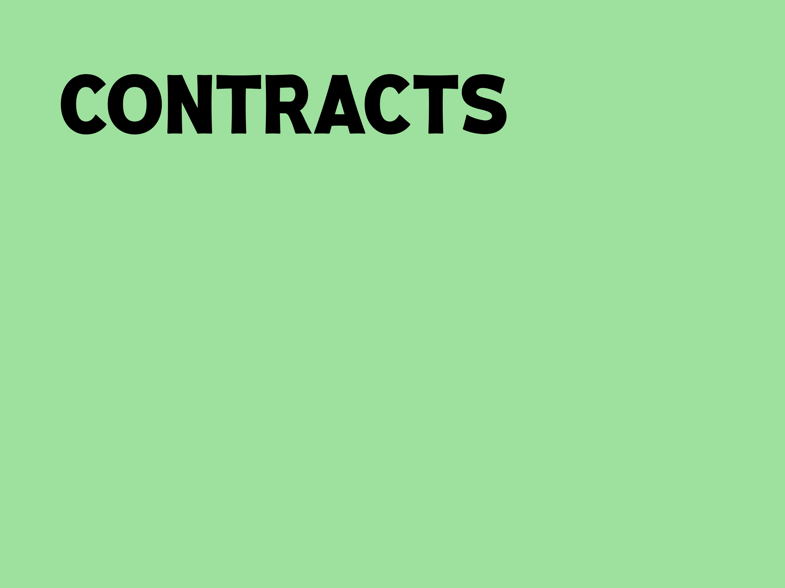Contracts Law Outline