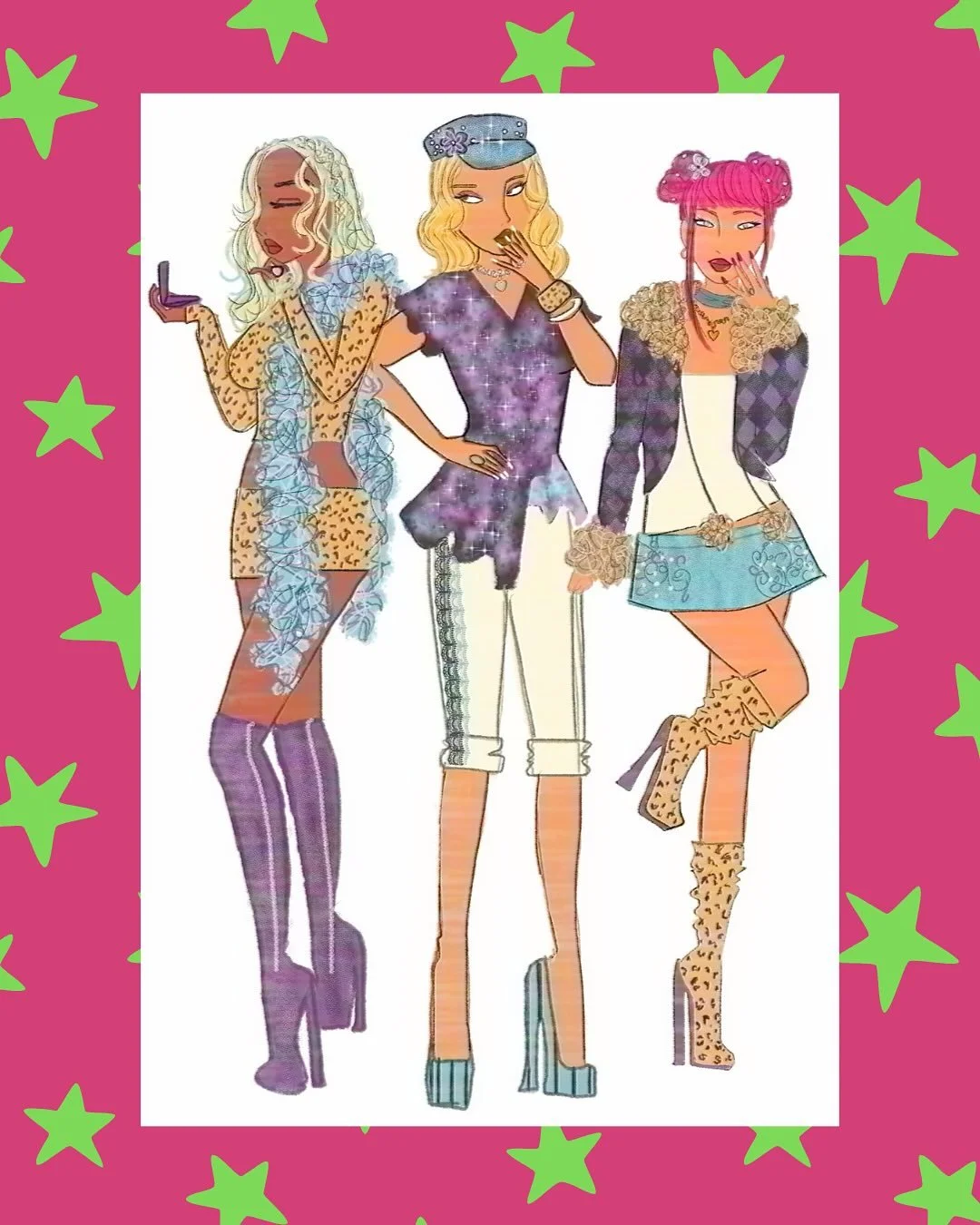 Our OCs Celeste, Soleil &amp; Angel in Issue 04 inspired fits!! @by_zenailhodges killed this 😻

#dreamworldgirlzine #ocs