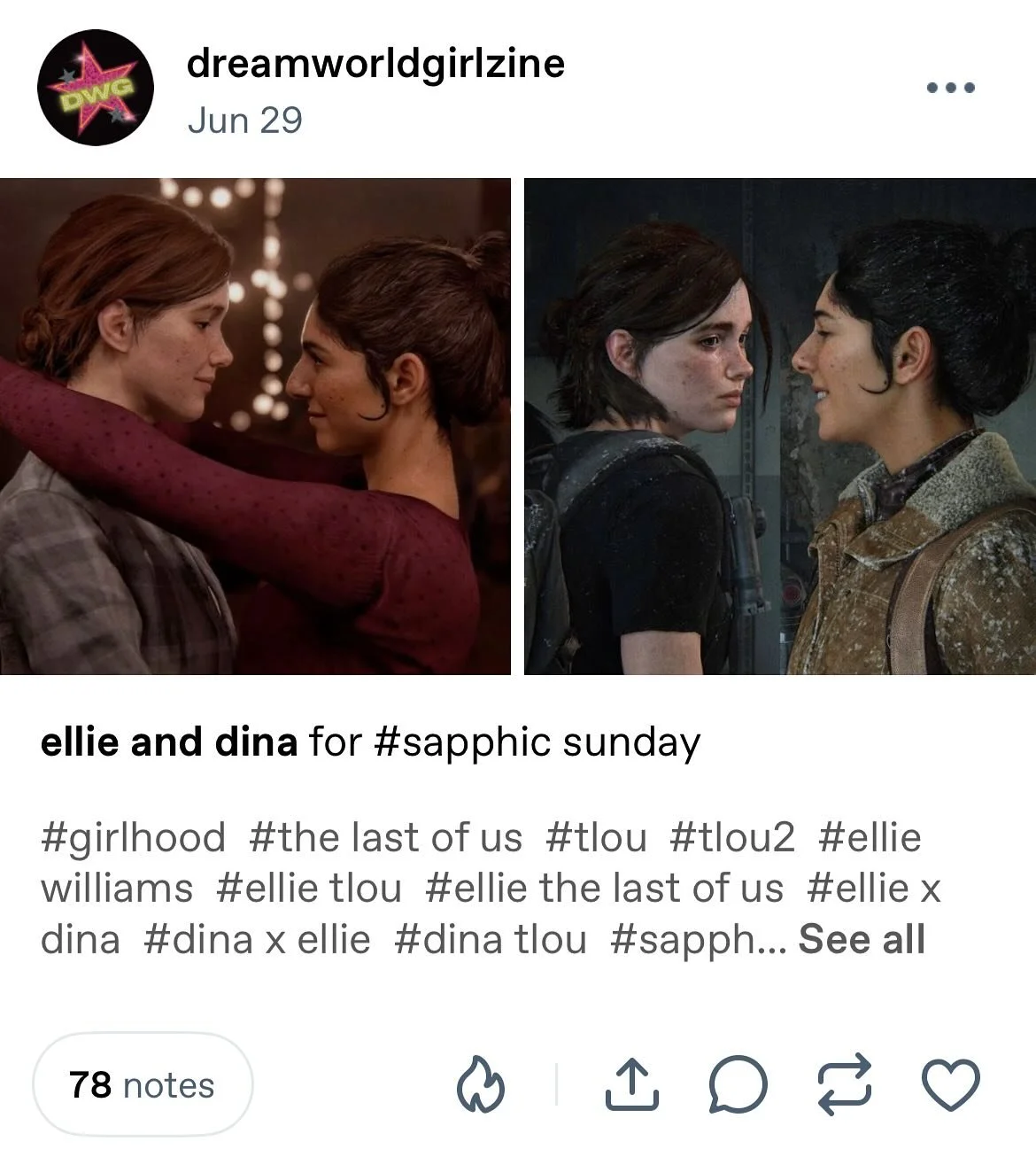 felt bad for everyone who doesn&rsquo;t follow our tumblr &amp; missed out on the iconic #sapphicsundays, here&rsquo;s a taste 😔