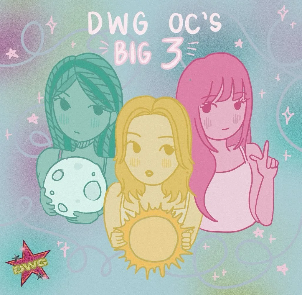 DWG OC&rsquo;s BIG 3✨

Soleil&rsquo;s Chart:
As a Leo Sun, Soleil (she/they) is outgoing, enthusiastic, and loves to be in the spotlight. People are attracted to her strong sense of self and genuine generosity.

Soleil&rsquo;s a Sagittarius Moon, whi