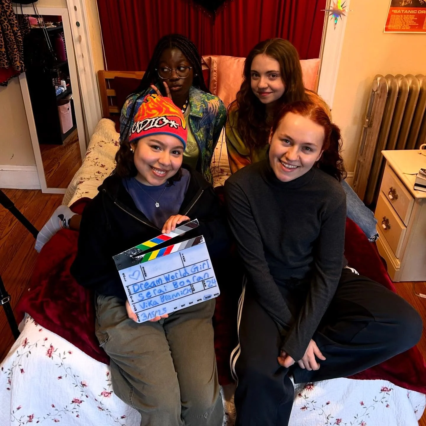 a year ago today we officially started filming the DREAMWORLDGIRL MINI DOC, which was produced in-house and brought to life by such an amazing group of people (all listed below)! 💖💖 you can watch the full film now on our youtube channel <3

CRED